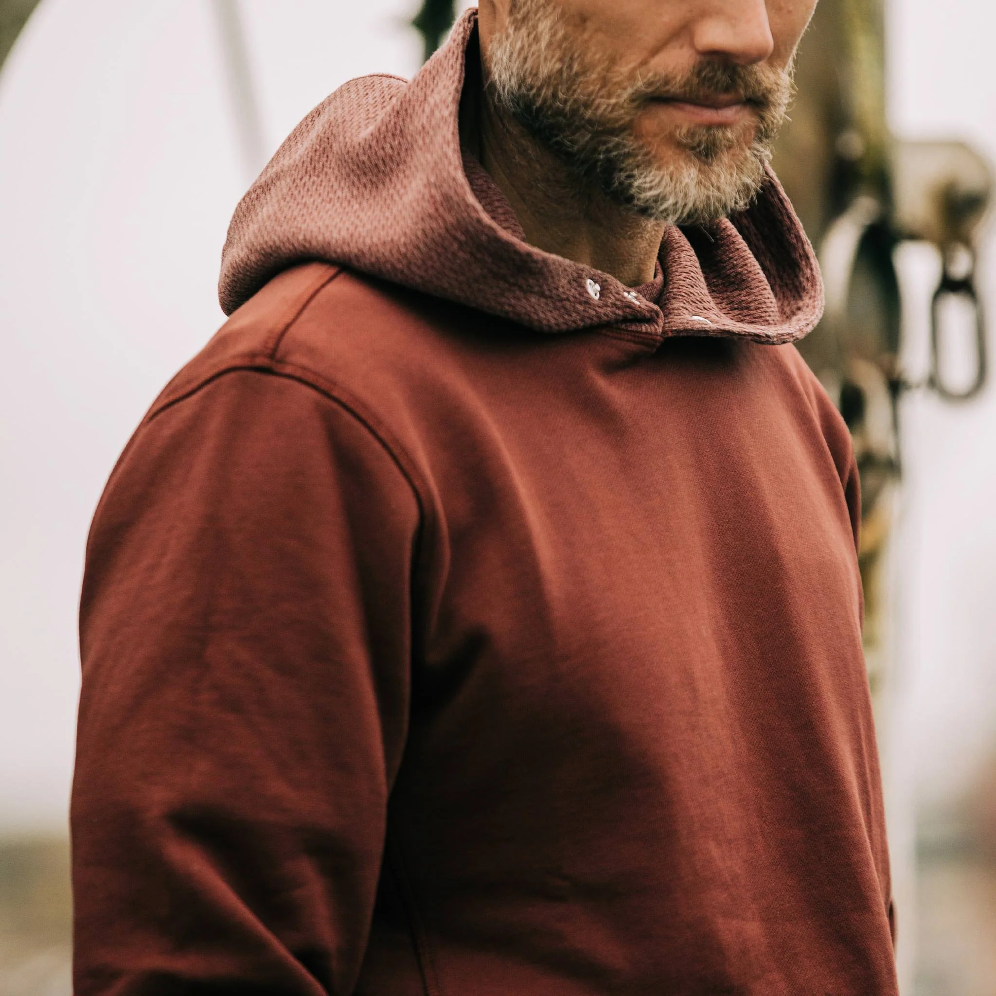 The Shackleton Hoodie in Russet - Image 3