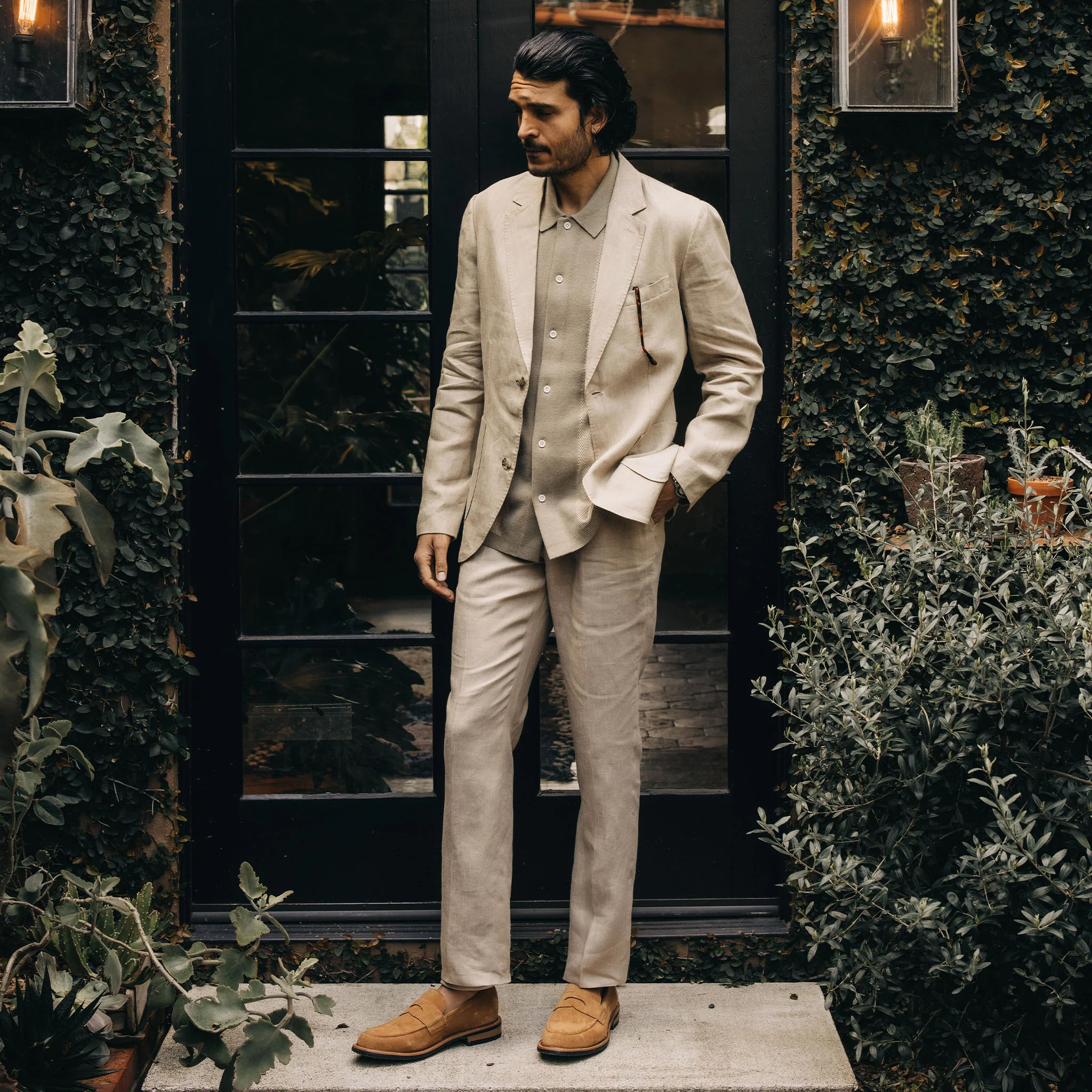 The Sheffield Sportcoat in Natural Linen - Image 3
