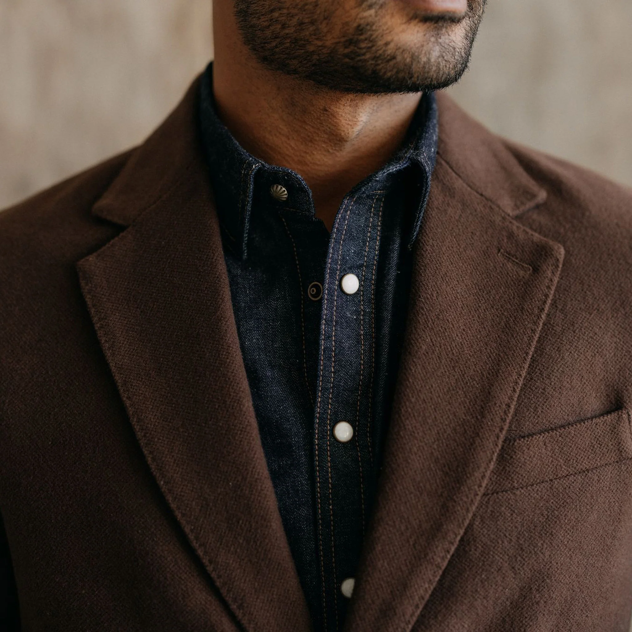 The Sheffield Sportcoat in Dark Chestnut Moleskin - Image 3