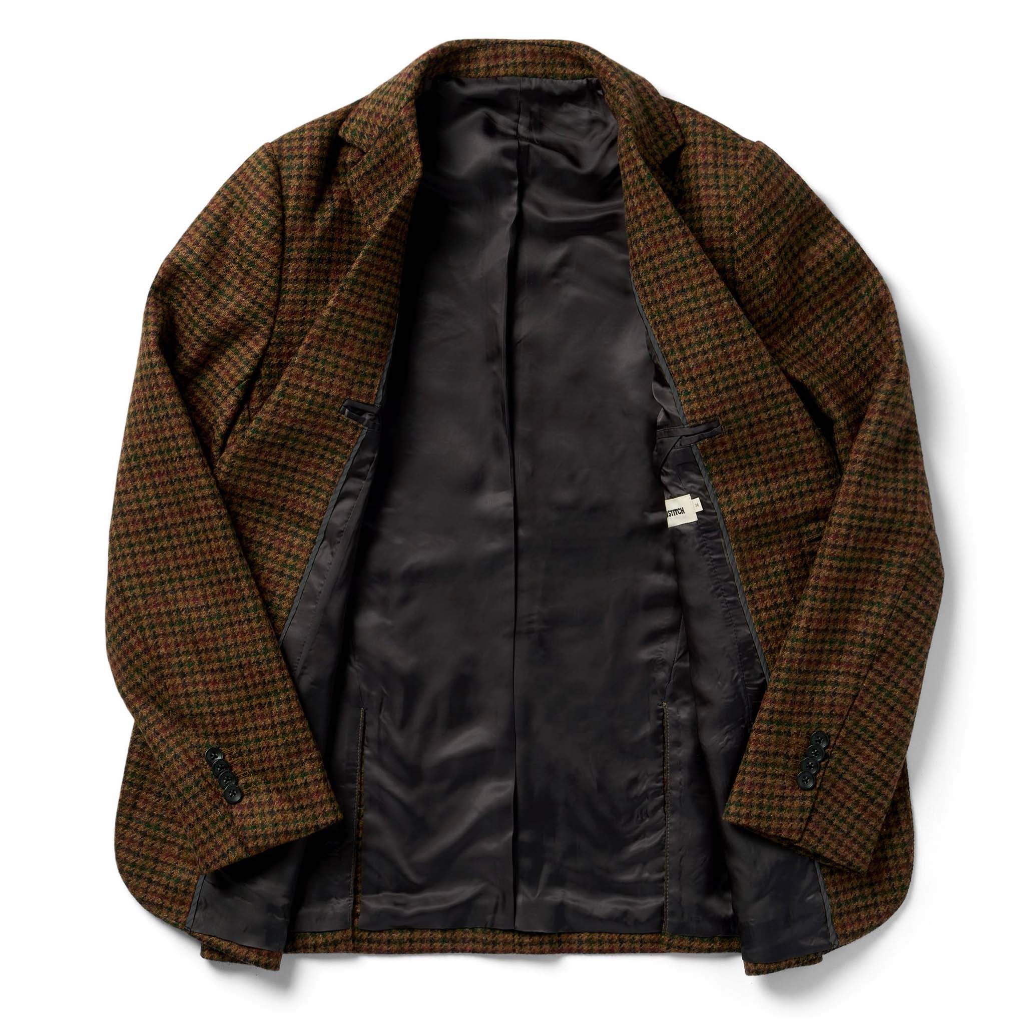 The Sheffield Sportcoat in Tan Gun Check - Image 9