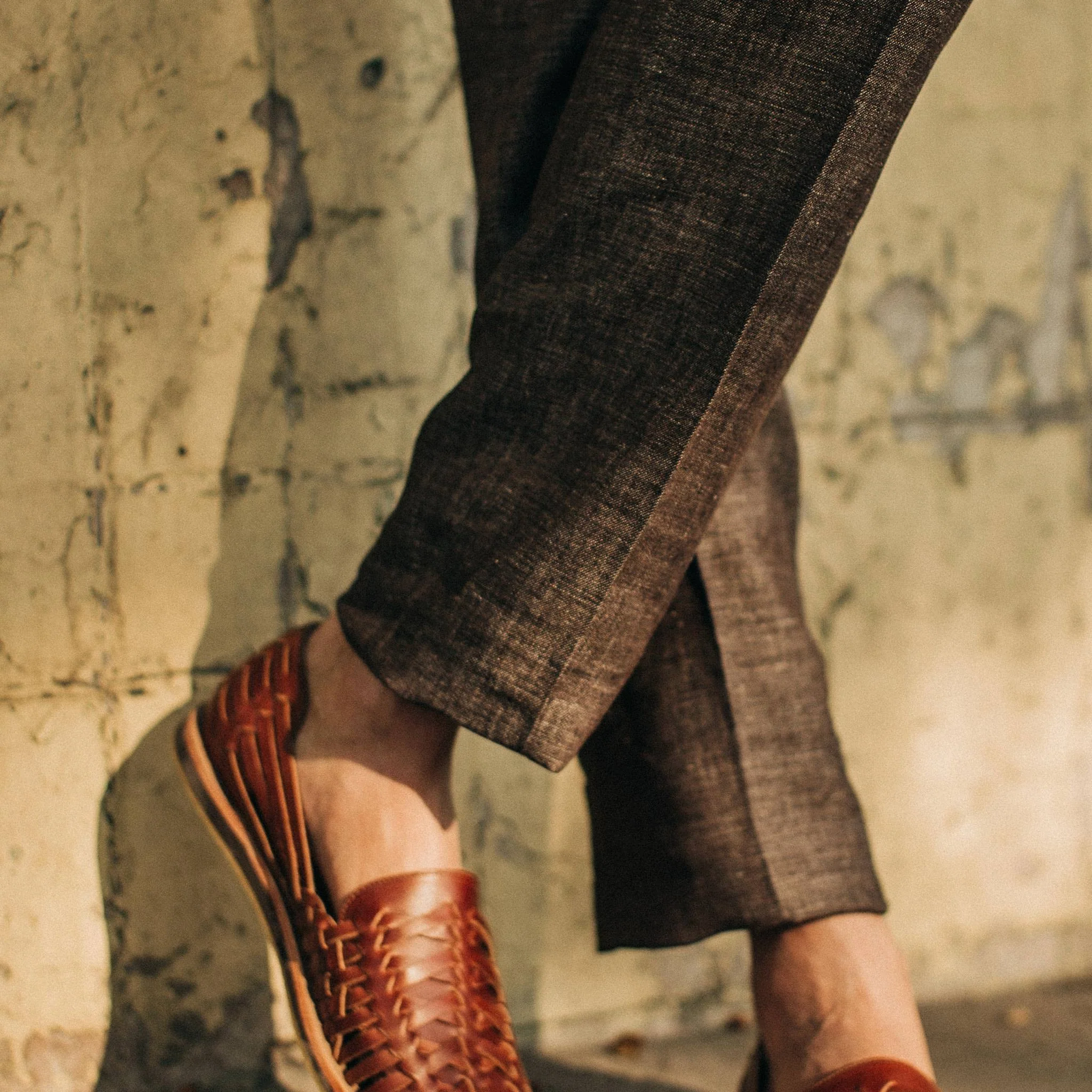 The Sheffield Trouser in Cocoa Linen - Image 5