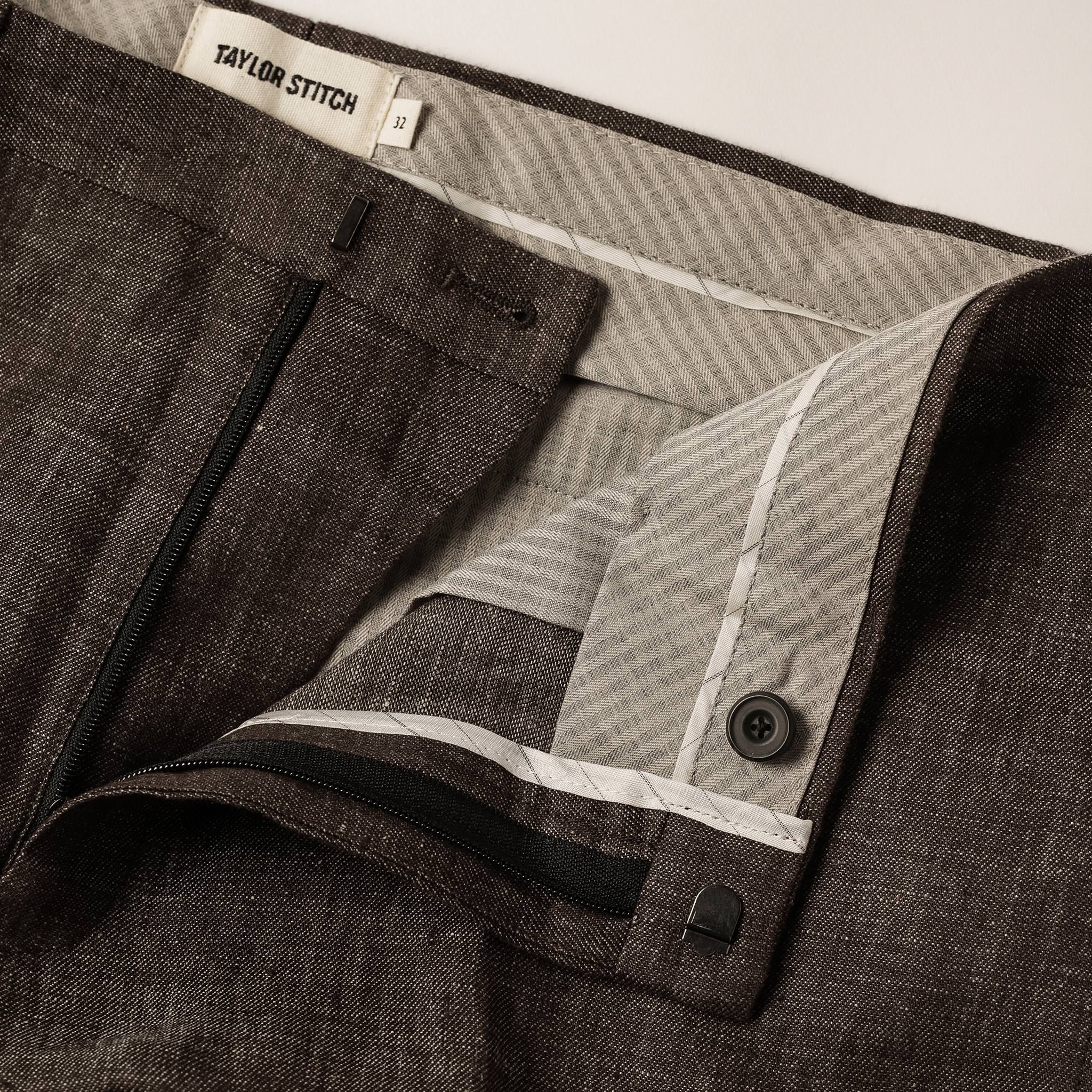 The Sheffield Trouser in Cocoa Linen - Image 6