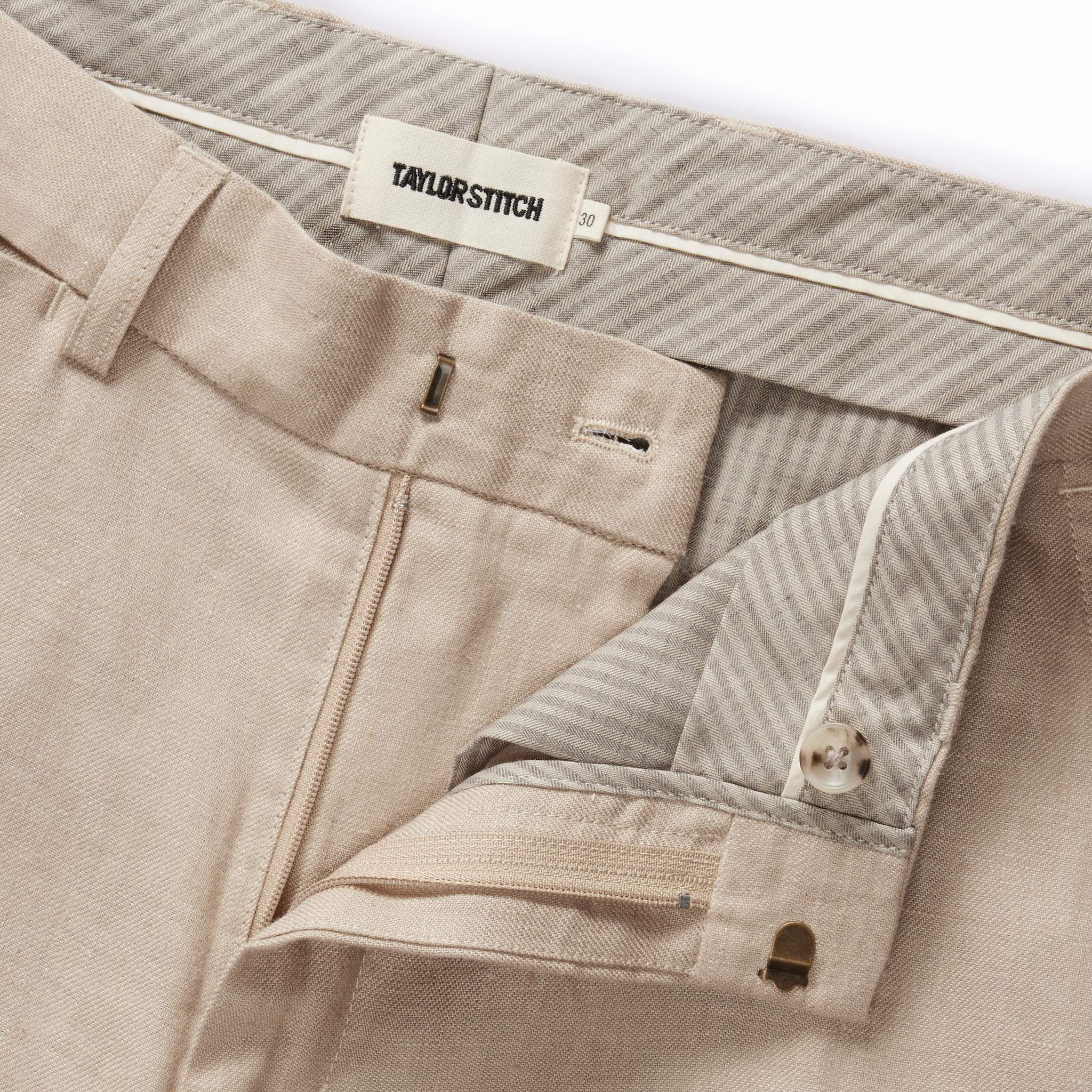 The Sheffield Trouser in Natural Linen - Image 7