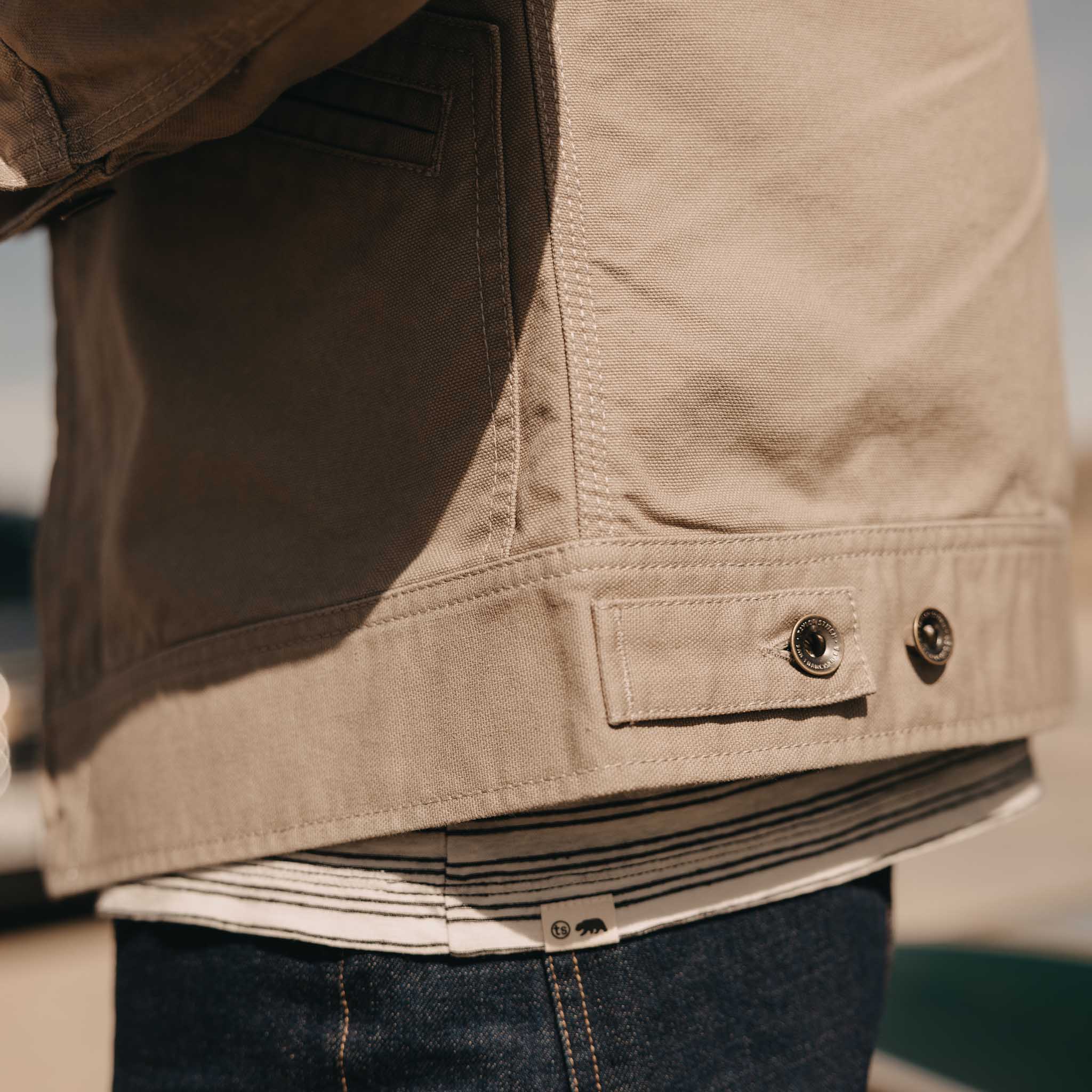The Shifter Jacket in Baked Soil Canvas - Image 3