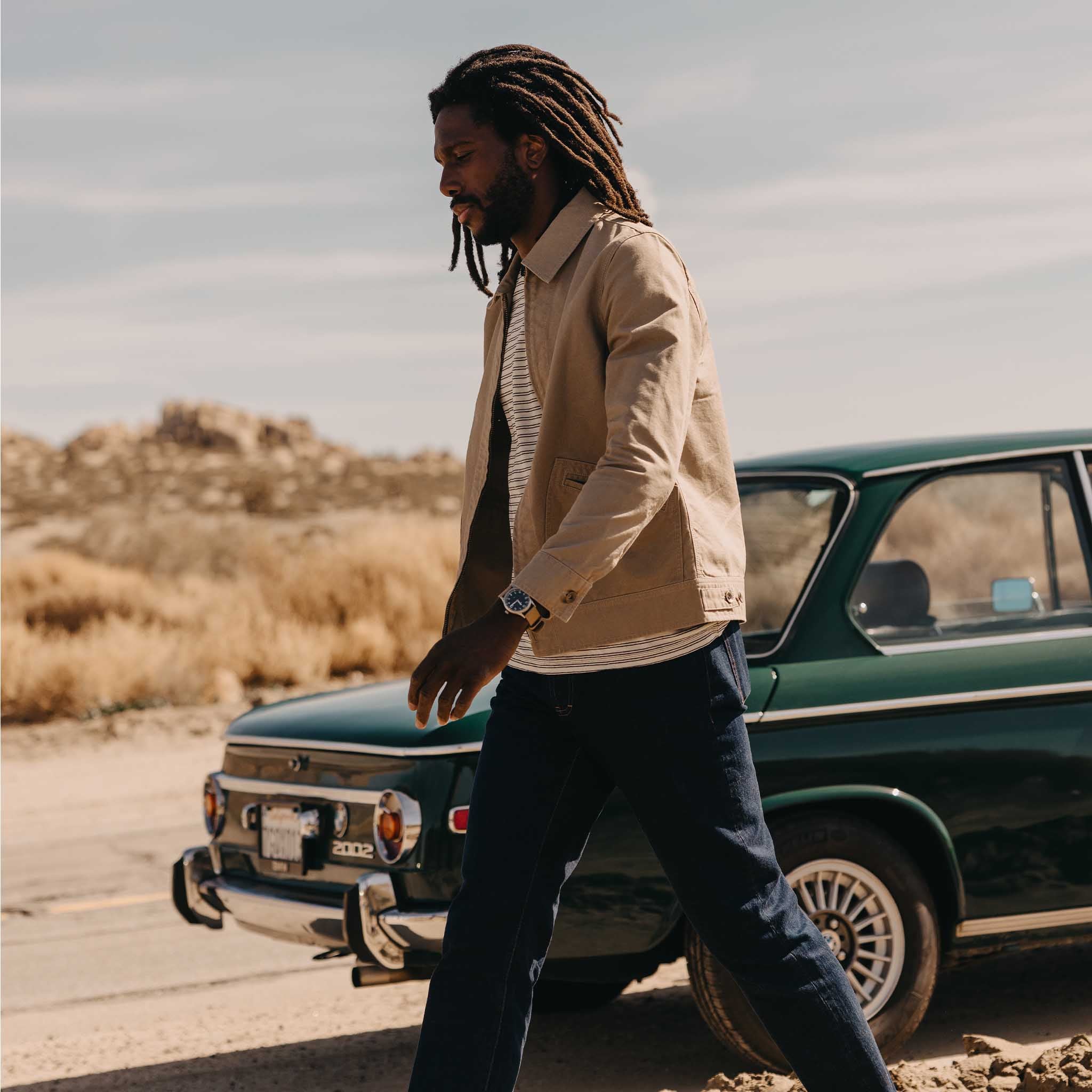 The Shifter Jacket in Baked Soil Canvas - Image 5