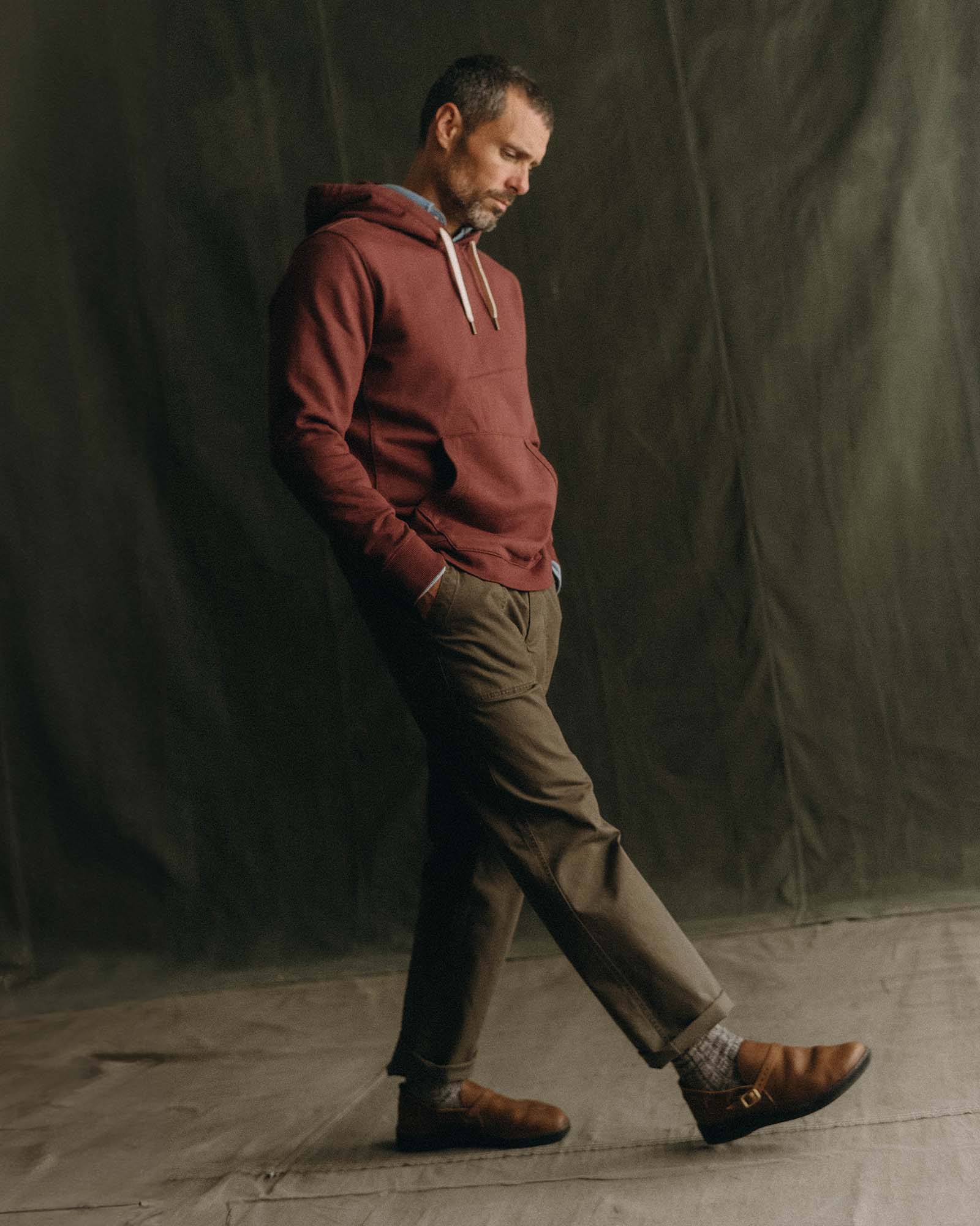 The Shop Hoodie in Dried Cherry - Image 4