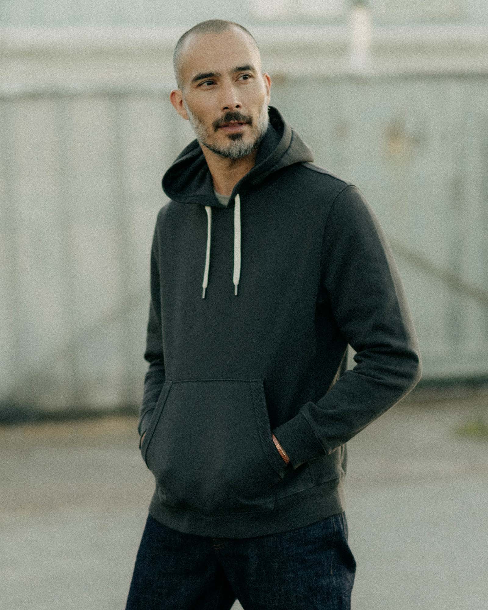 The Shop Hoodie in Faded Black - Image 2