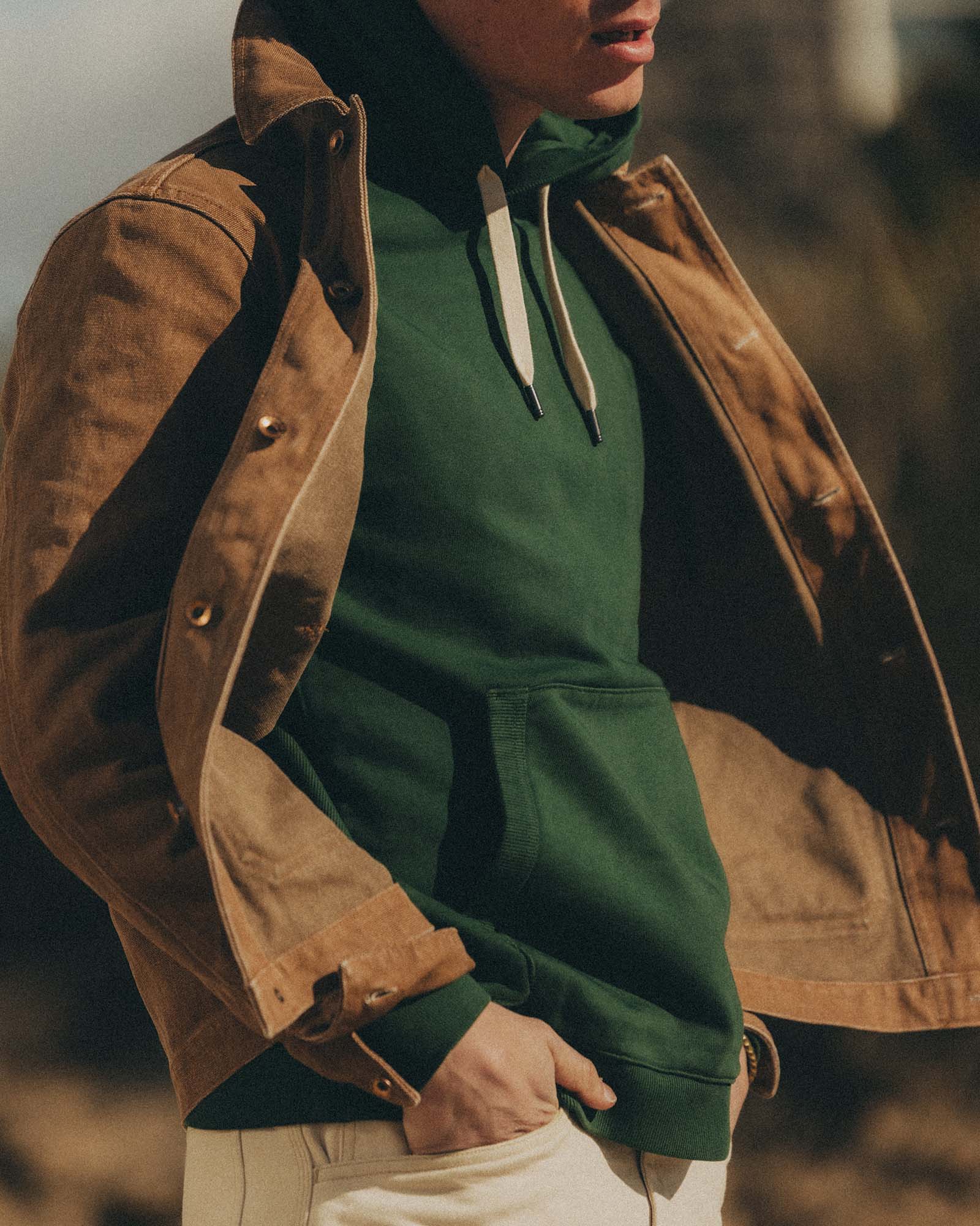 The Shop Hoodie in Ivy French Terry - Image 3