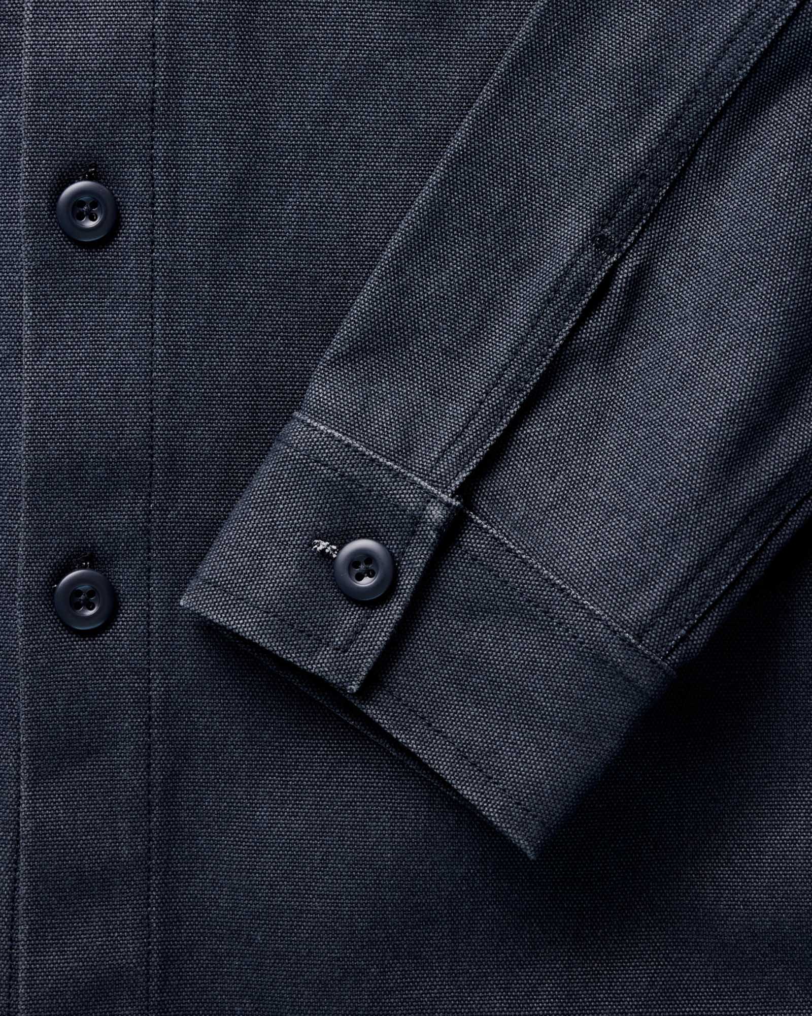 The Shop Shirt in Navy Chipped Canvas - Image 7