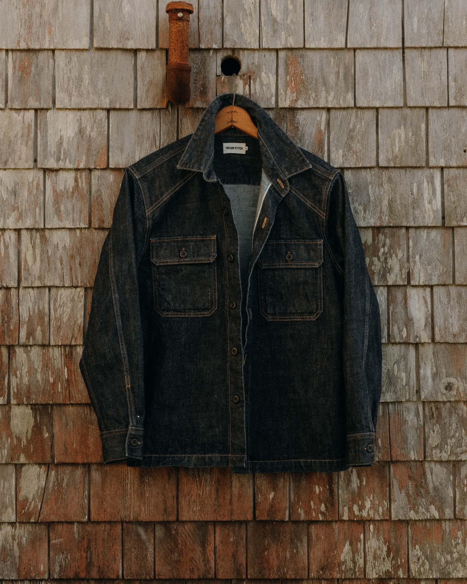 The Shop Shirt in Rinsed Indigo Selvedge - Image 5
