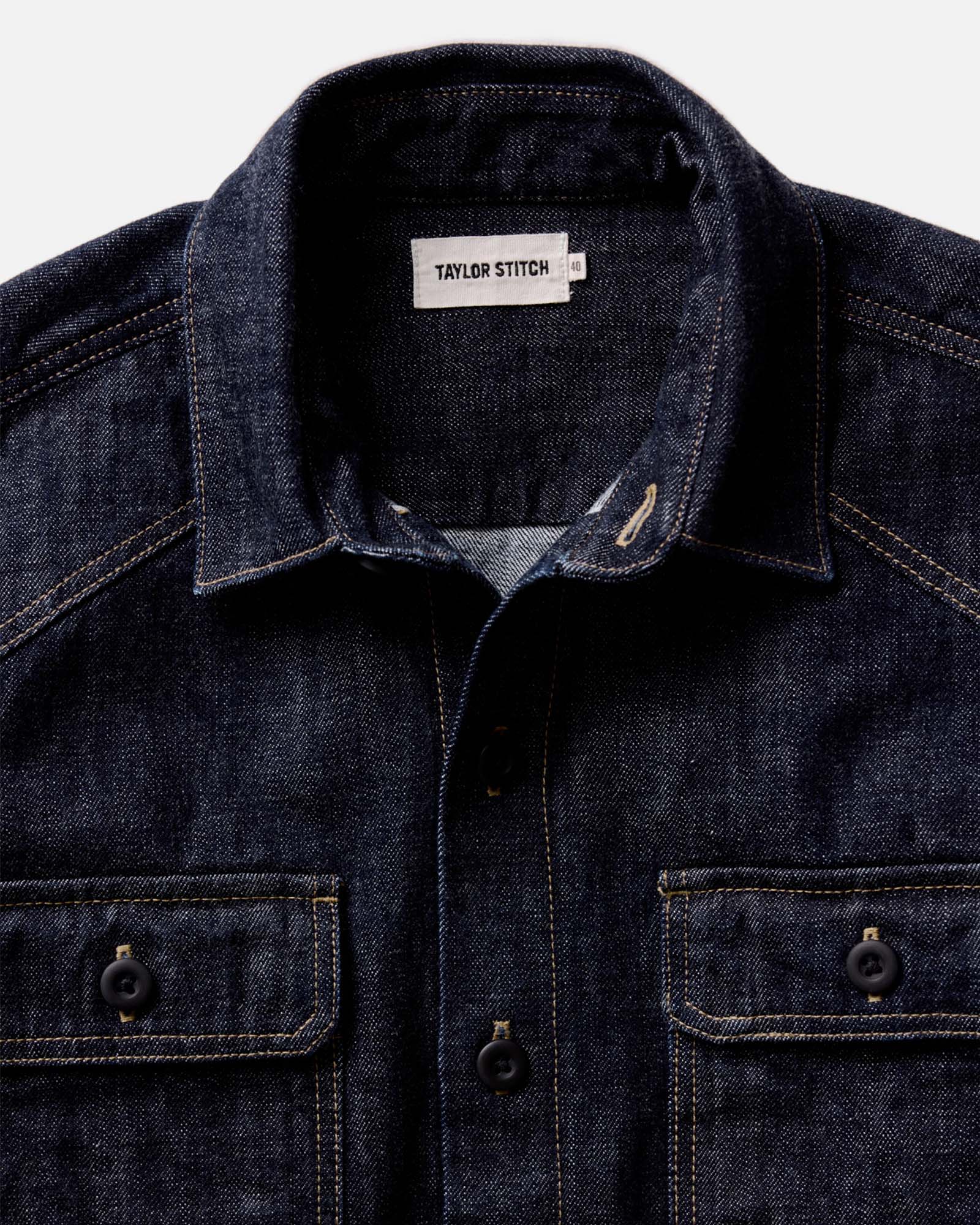 The Shop Shirt in Rinsed Indigo Selvedge - Image 6
