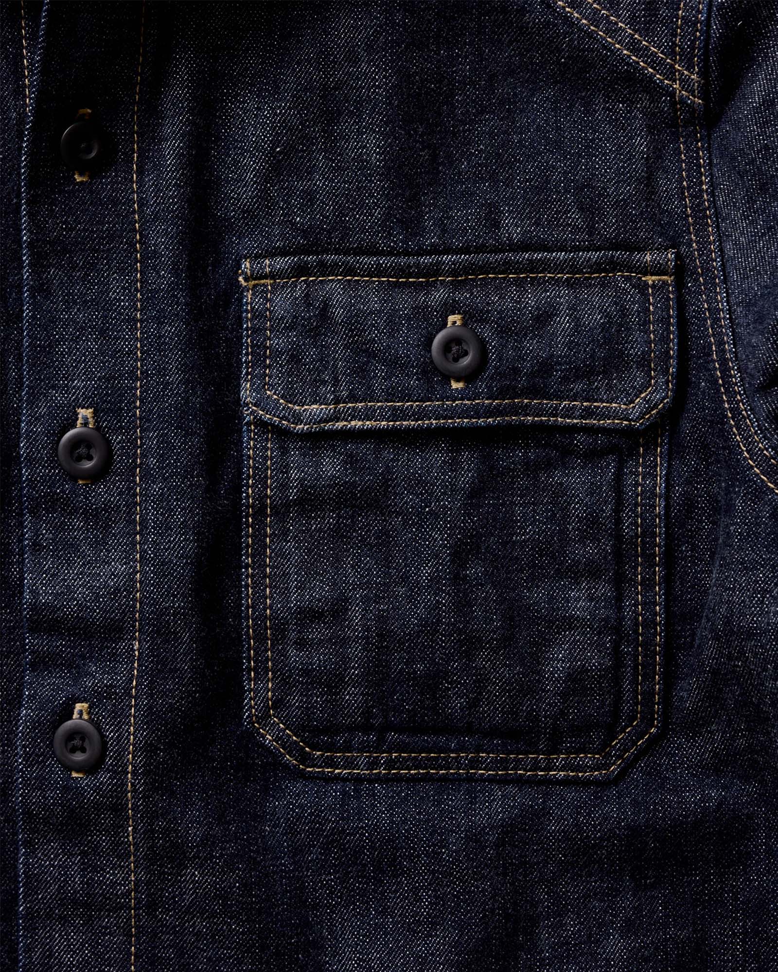 The Shop Shirt in Rinsed Indigo Selvedge - Image 7