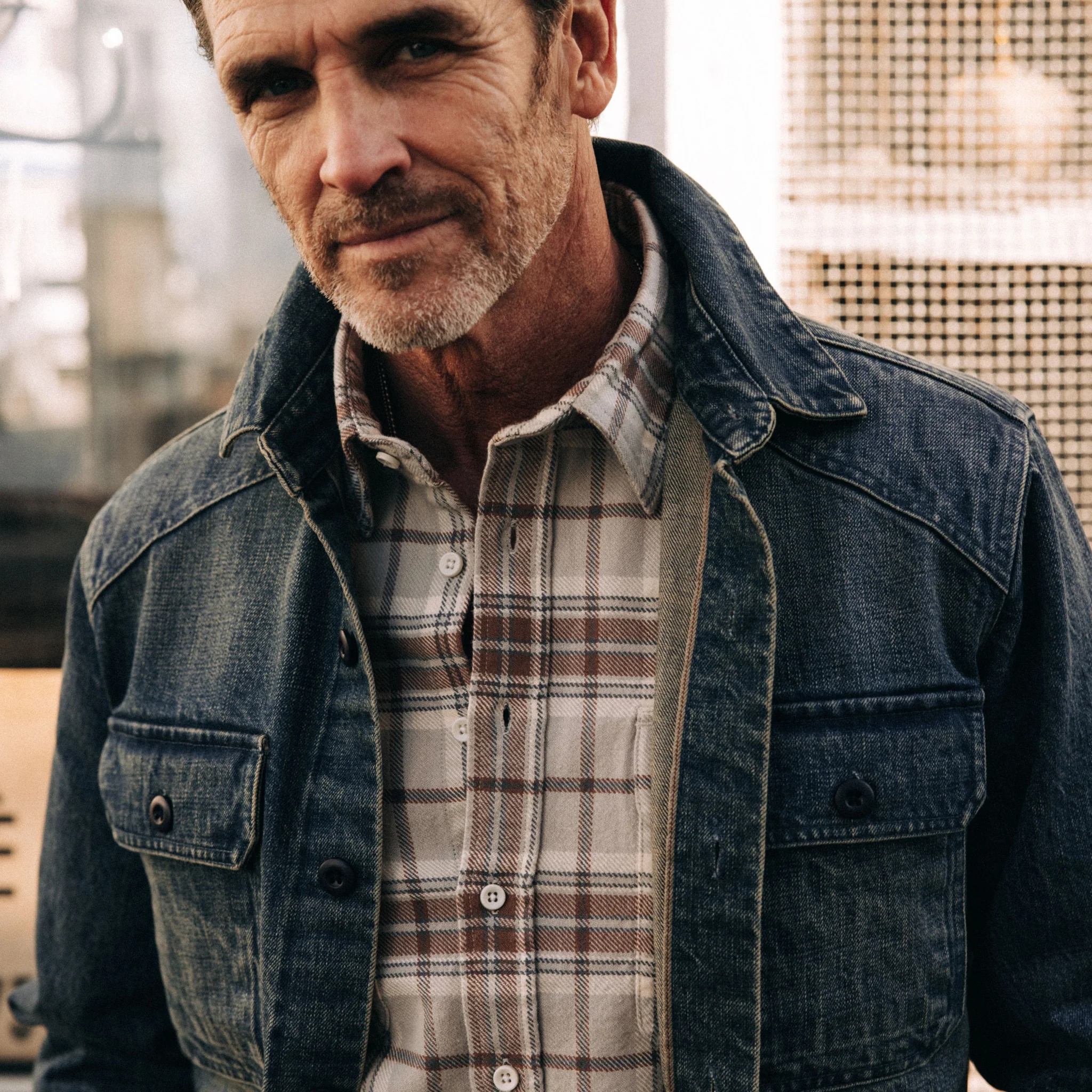 The Shop Shirt in Sawyer Wash Selvage Denim - Image 4