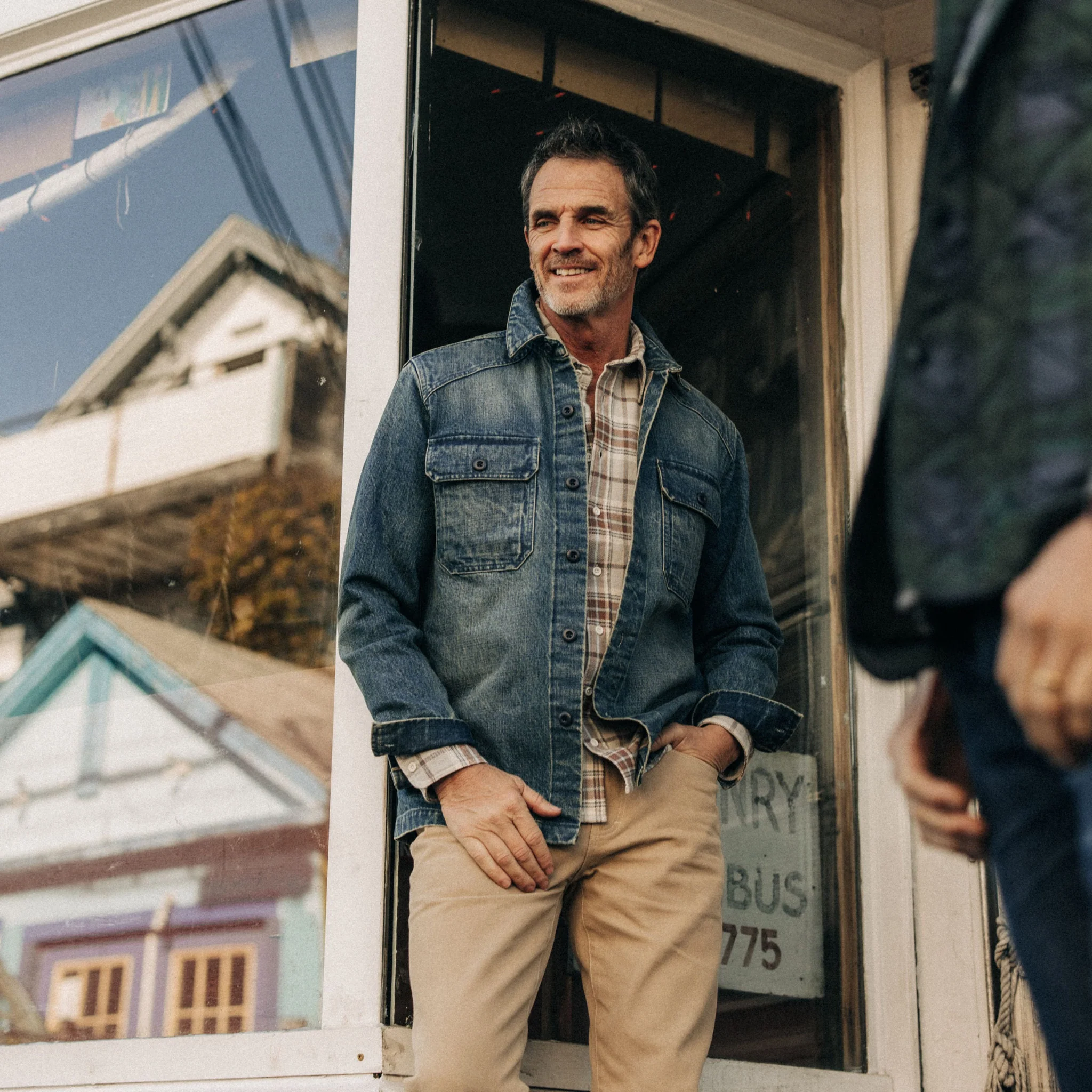 The Shop Shirt in Sawyer Wash Selvage Denim - Image 5