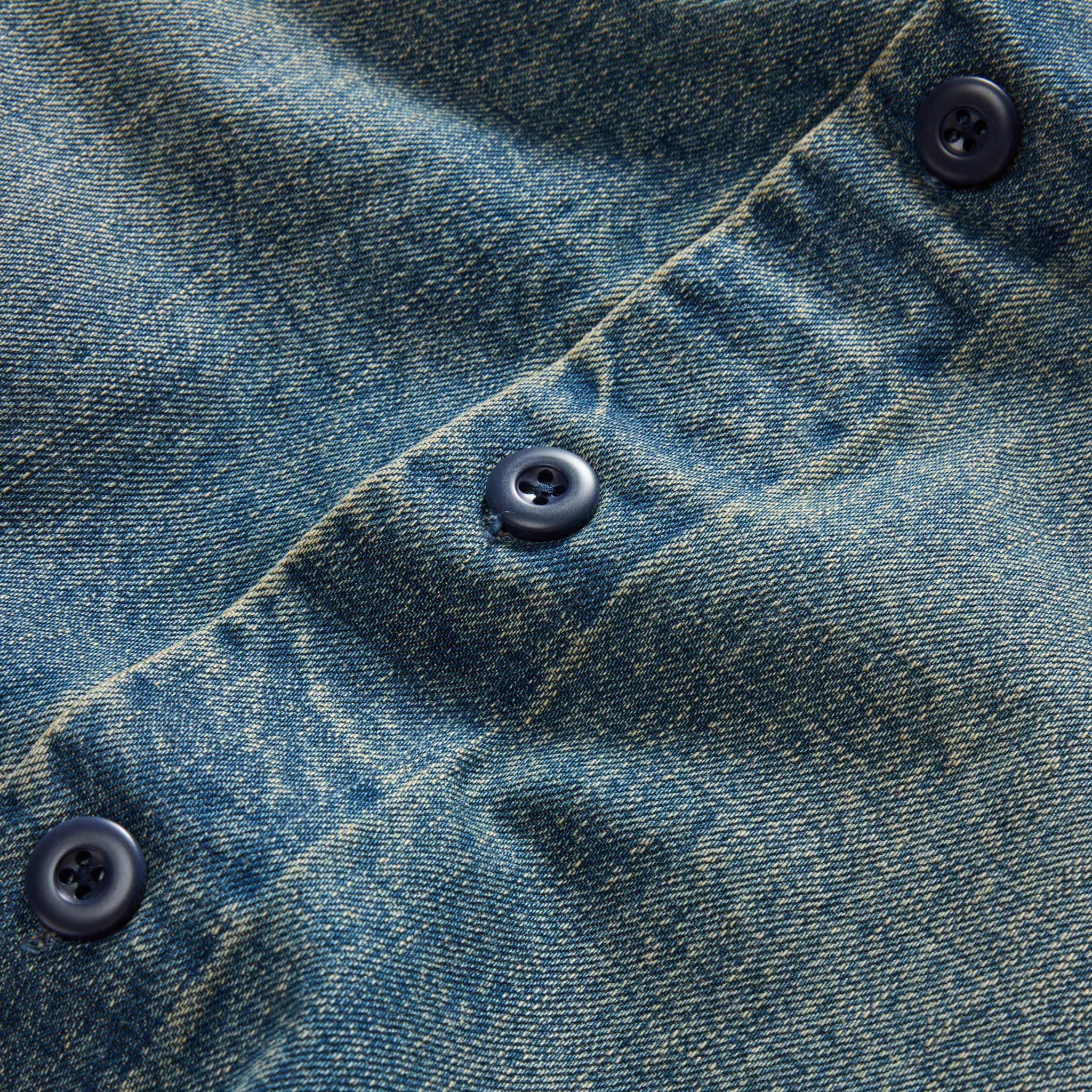 The Shop Shirt in Sawyer Wash Selvage Denim - Image 8
