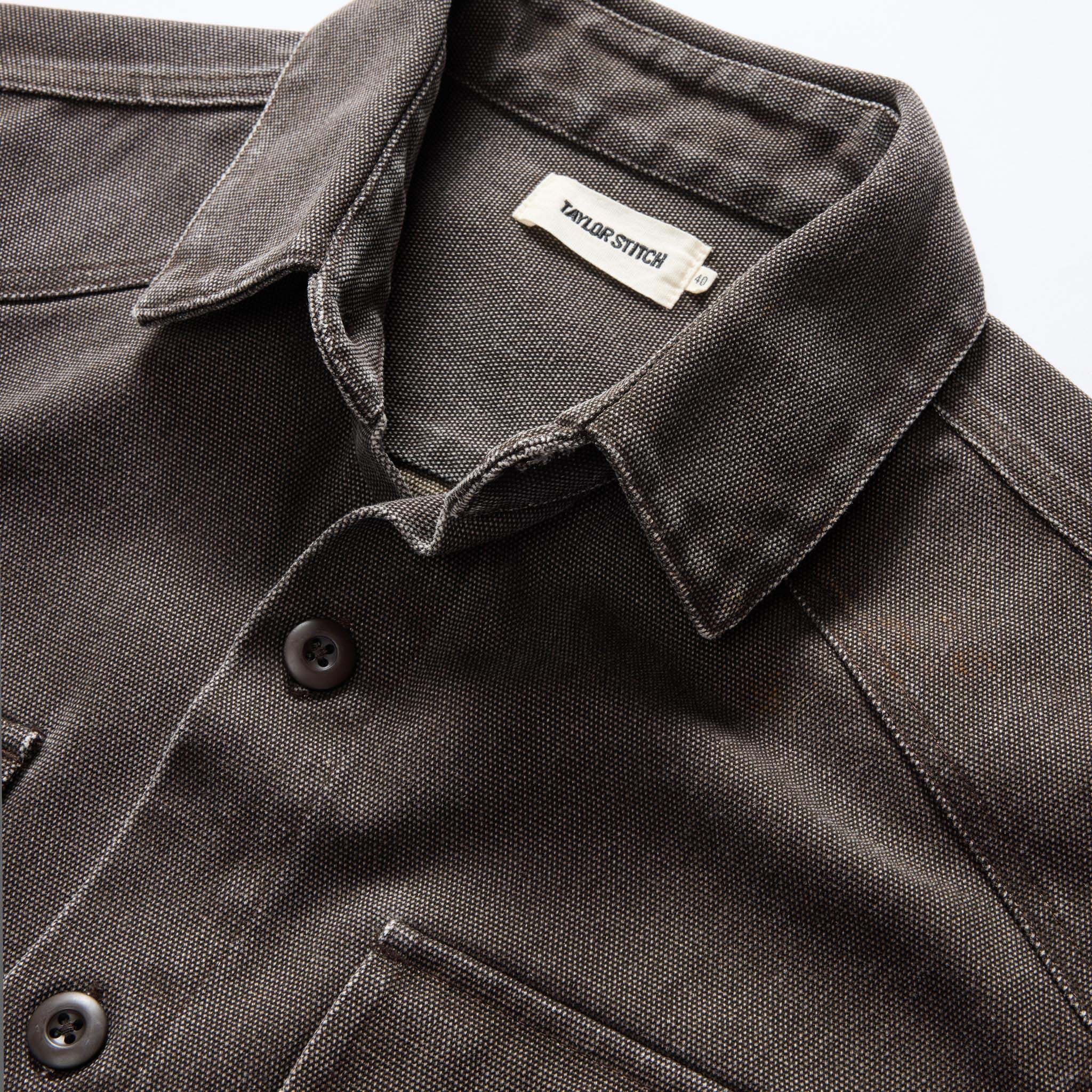 The Shop Shirt in Soil Chipped Canvas - Image 5