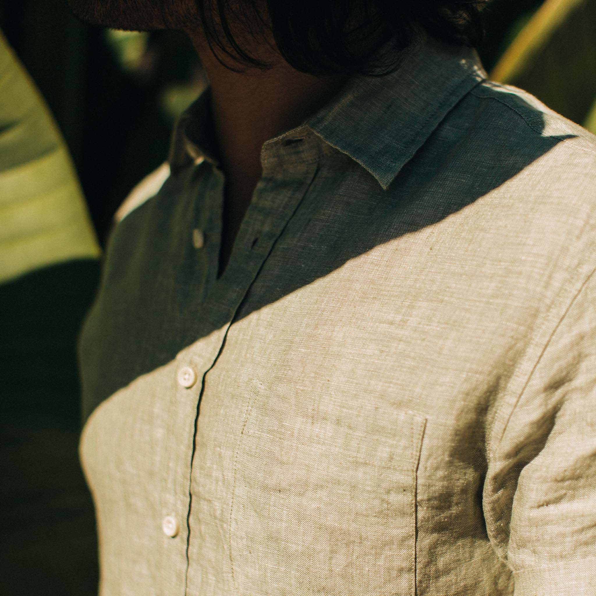 The Short Sleeve California in Army Hemp - Image 3