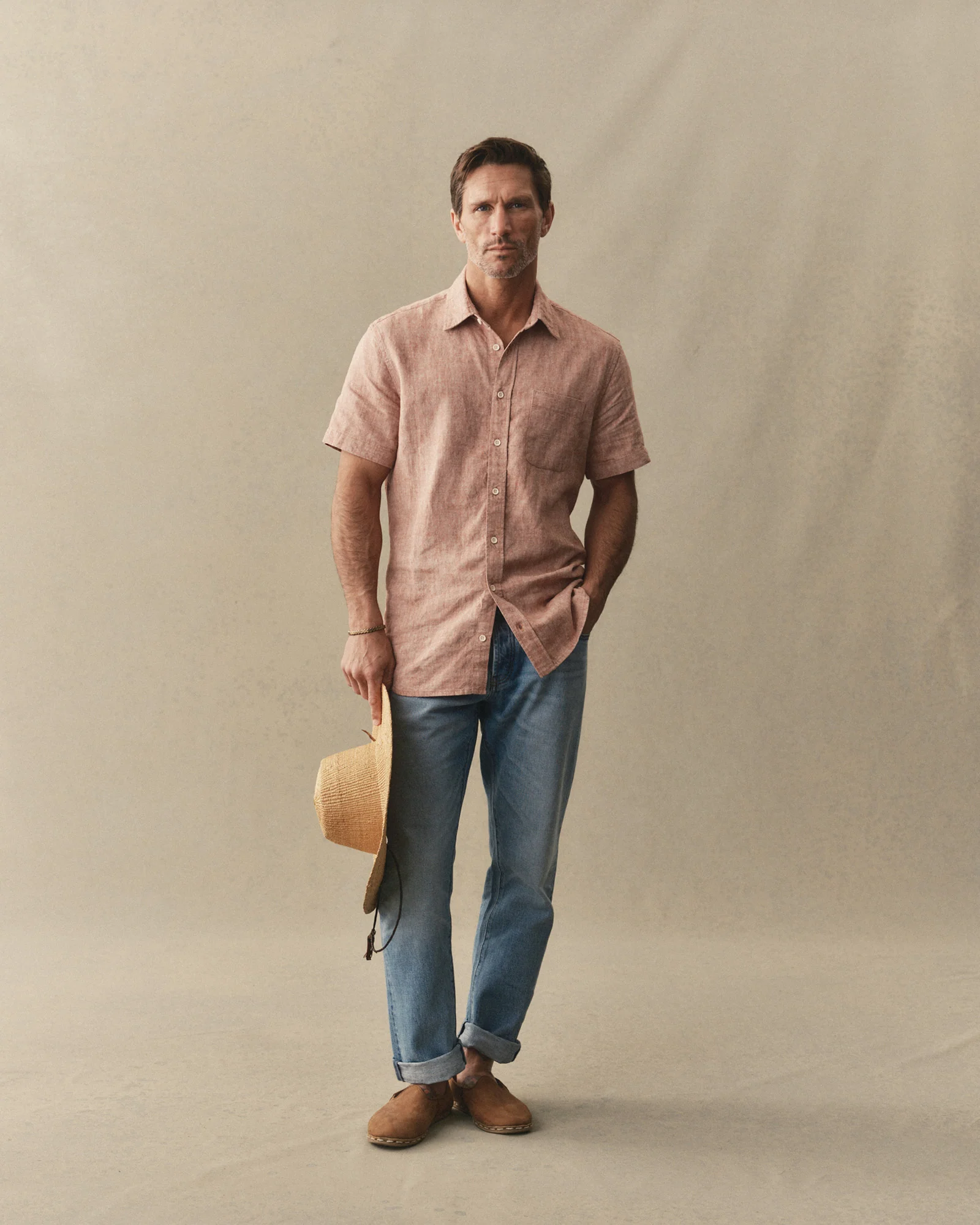 The Short Sleeve California in Desert Hemp - Image 3