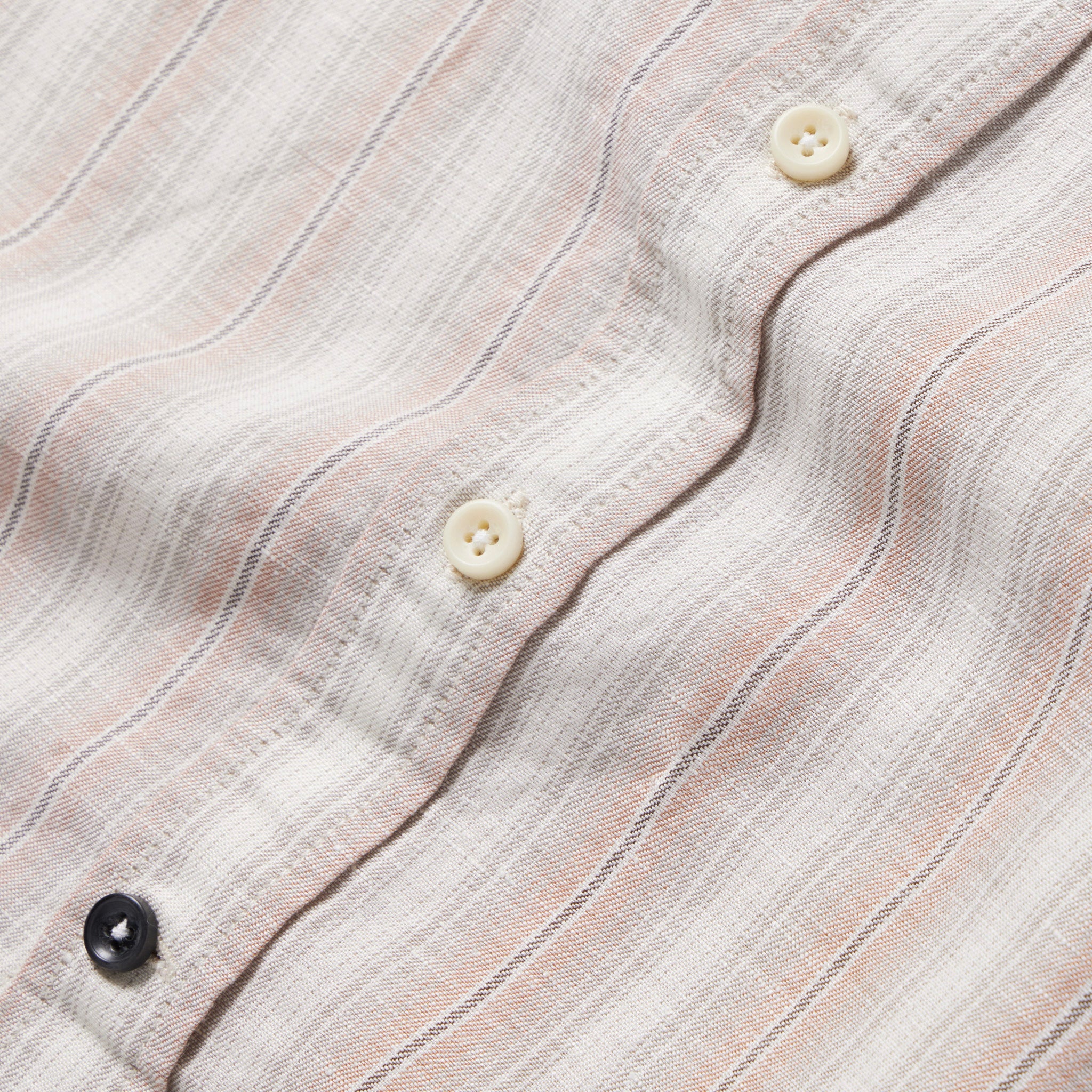 The Short Sleeve California in Dusty Rose Stripe - Image 6