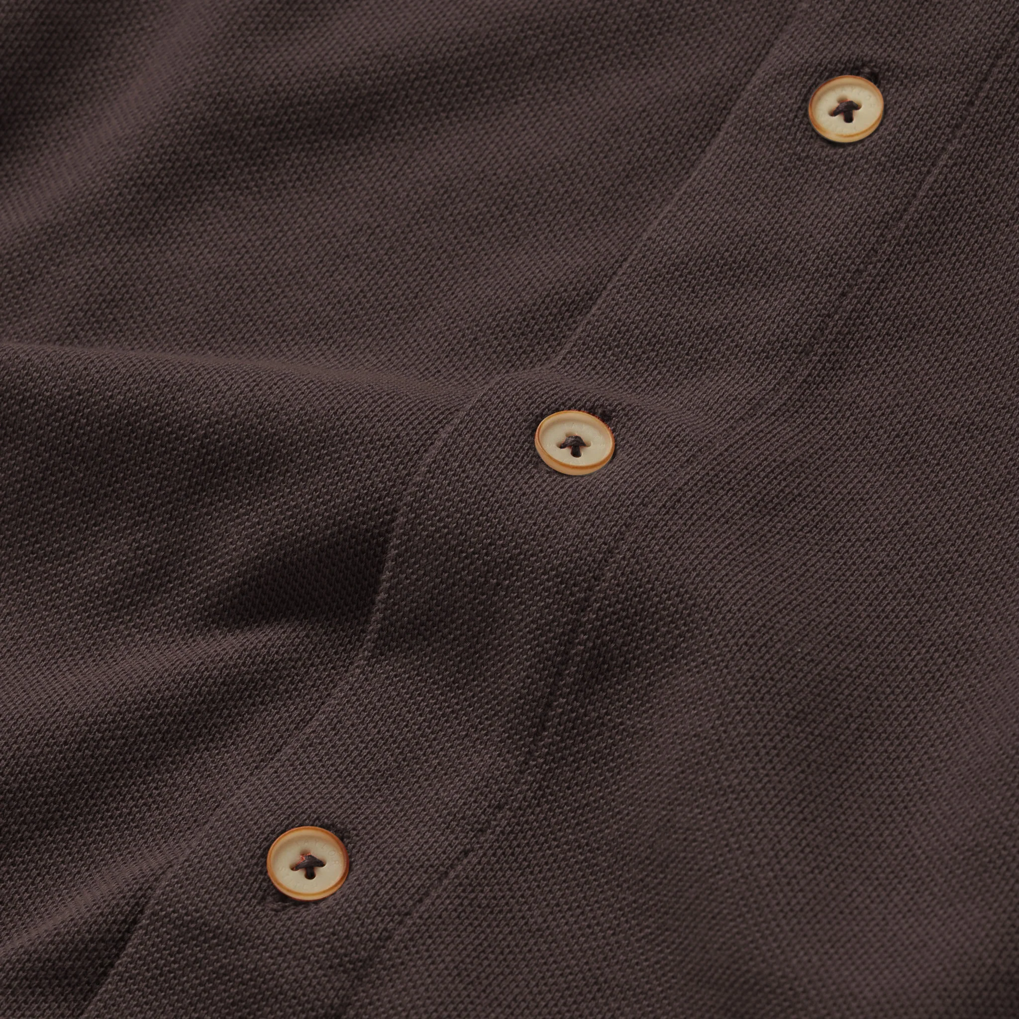 The Short Sleeve California in Espresso Pique - Image 6
