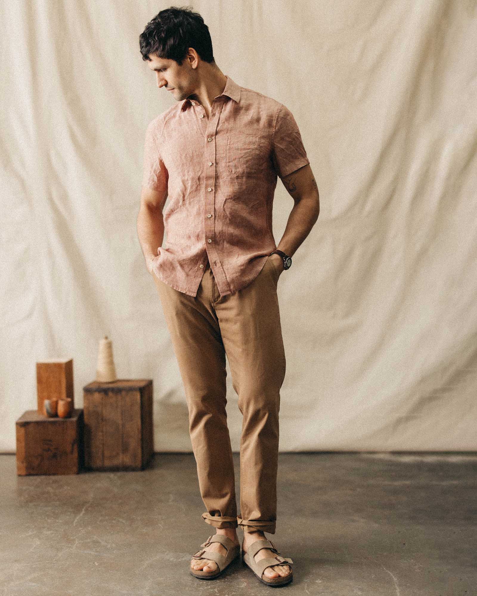The Short Sleeve California in Fired Clay Hemp - Image 3