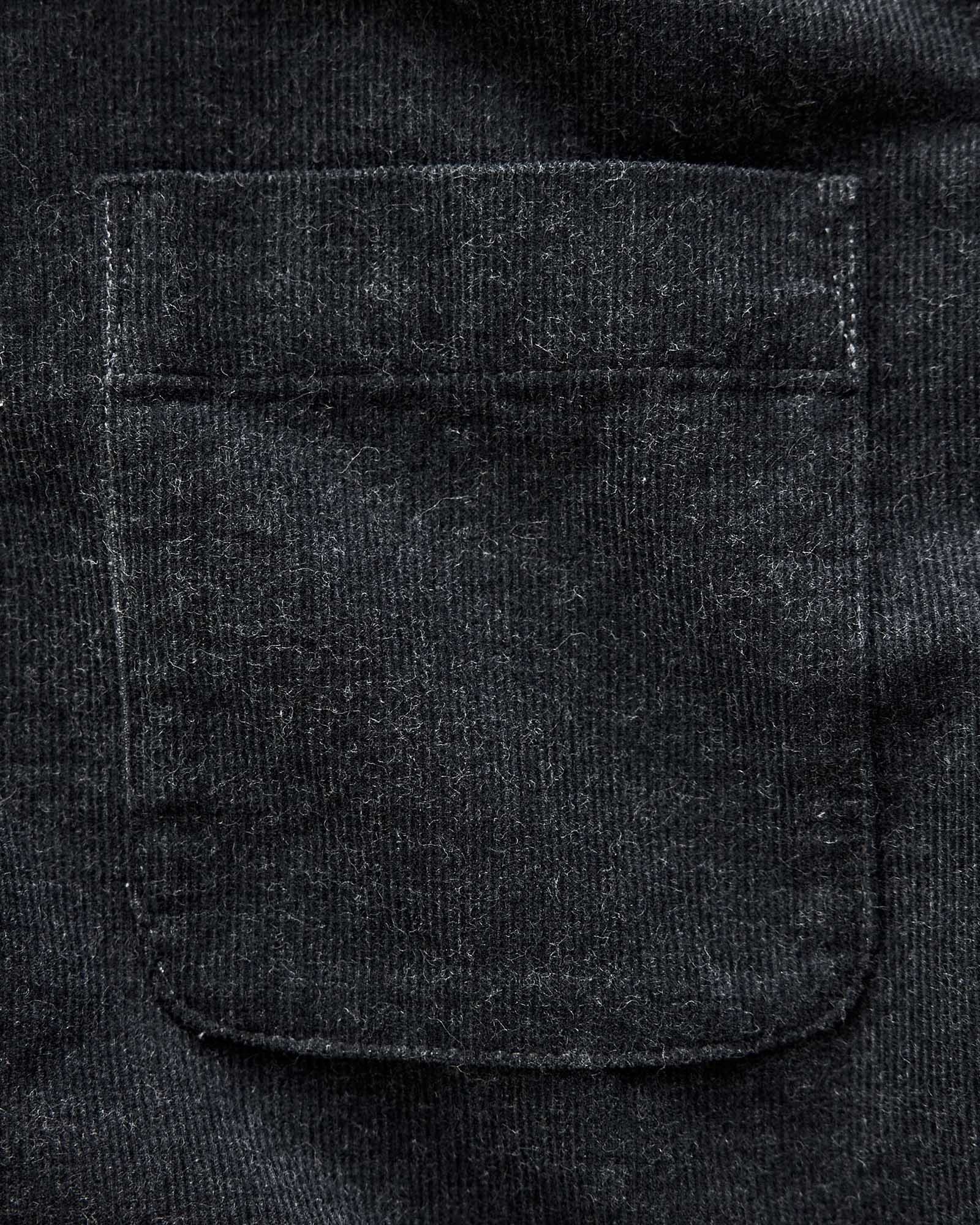 The Short Sleeve California in Heather Coal Cord - Image 5