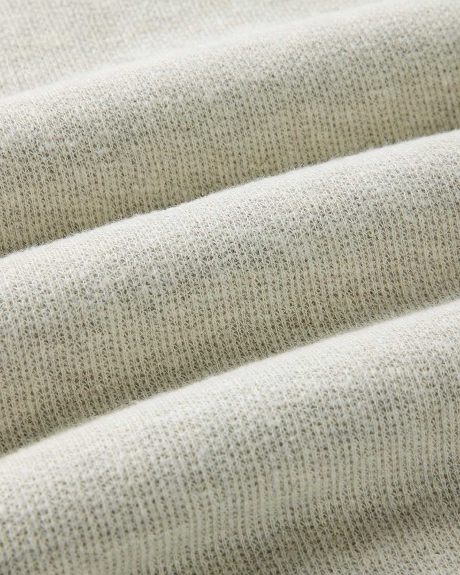 The Short Sleeve California in Heather Oat Double Knit - Image 7