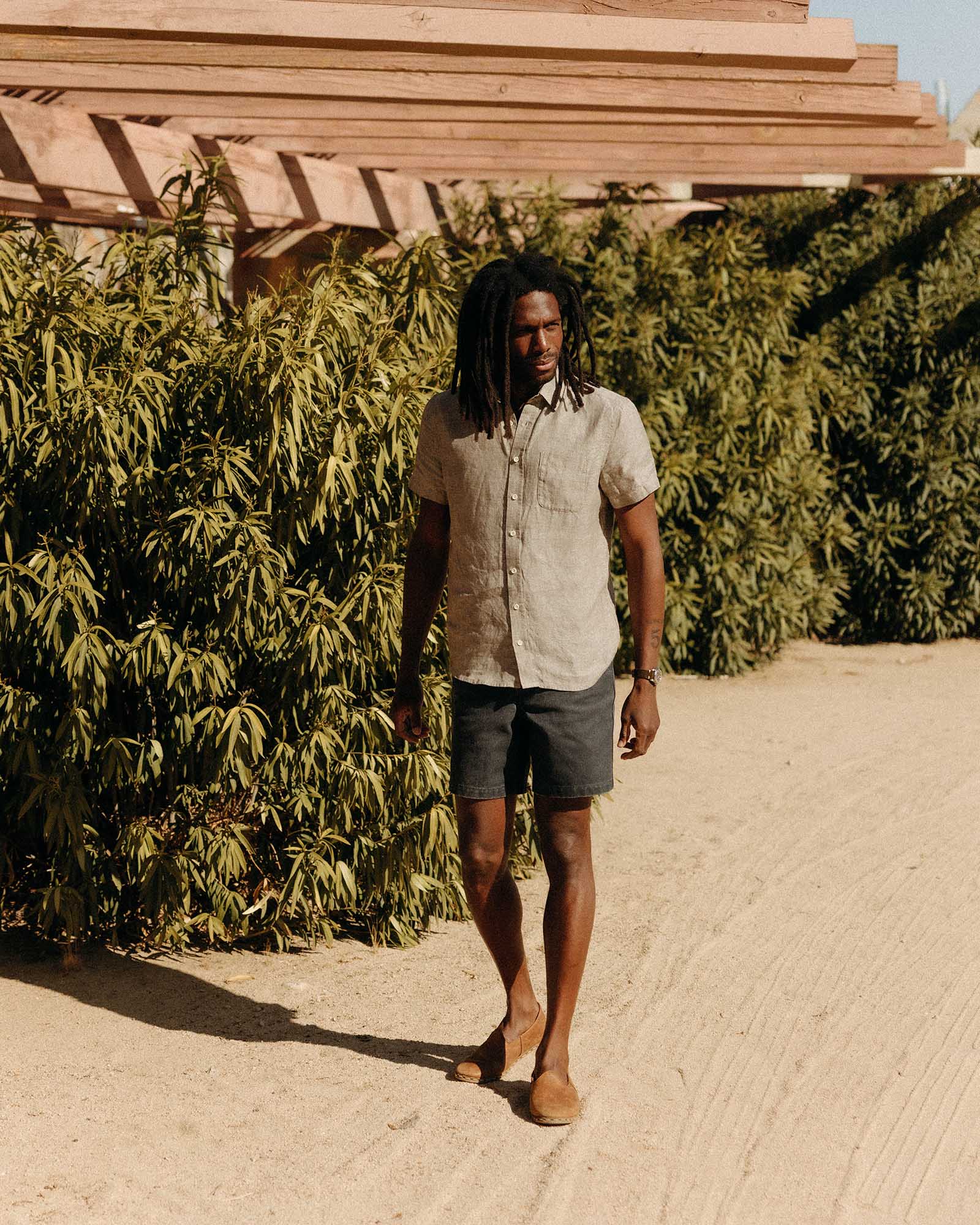 The Short Sleeve California in Morel Hemp - Image 2