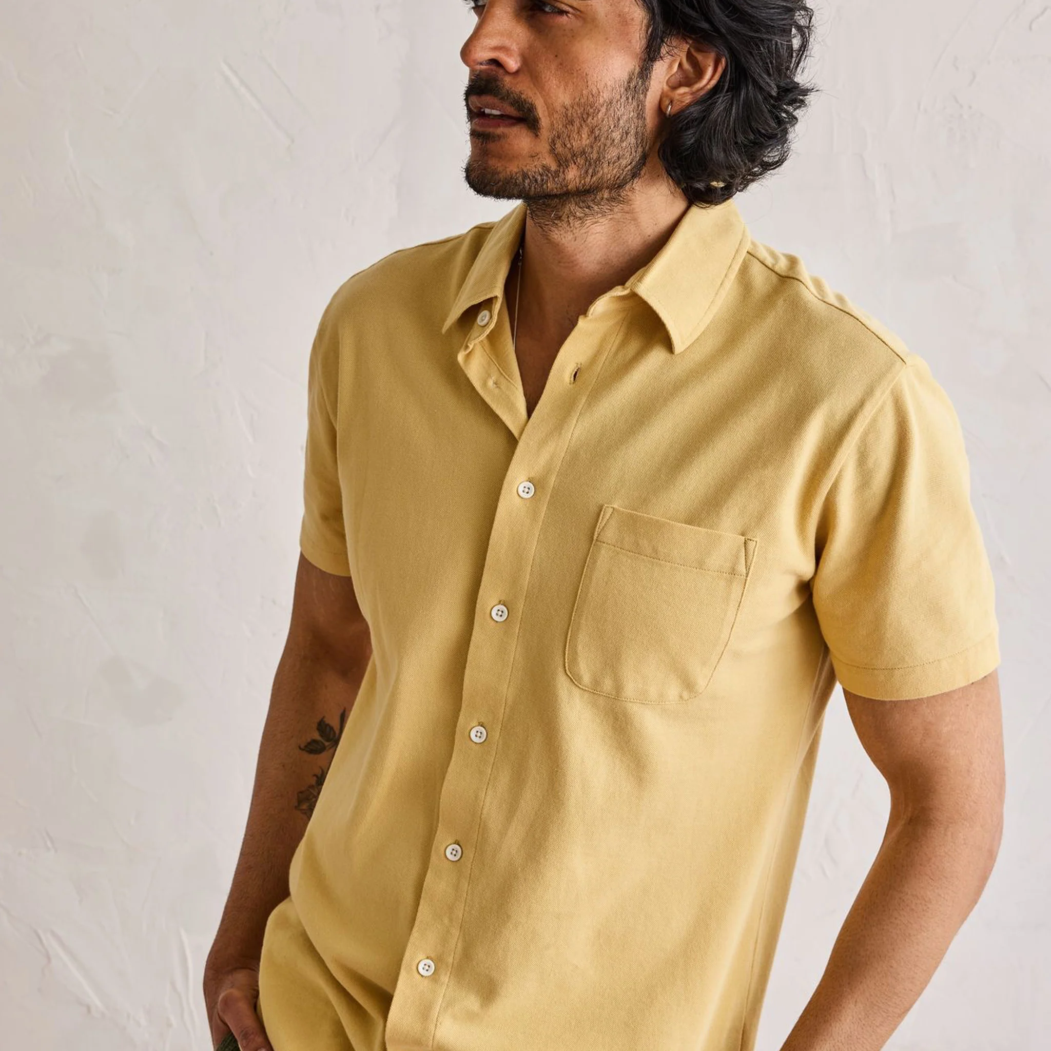 The Short Sleeve California in Oak Pique - Image 4