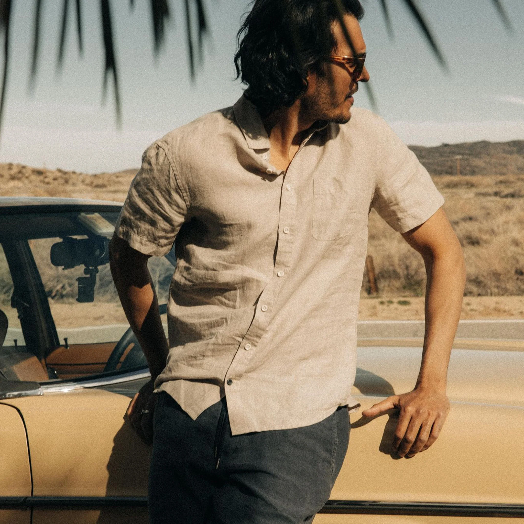 The Short Sleeve California in Sage Hemp - Image 3