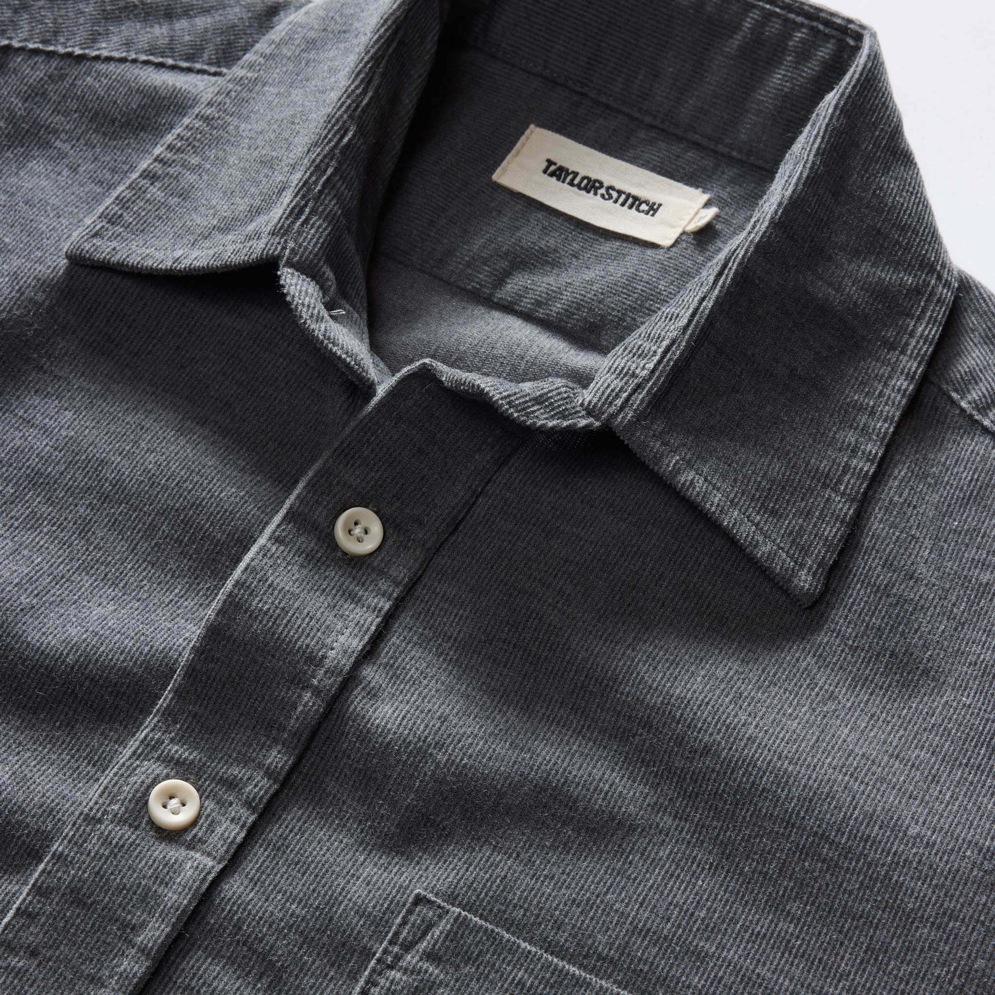 The Short Sleeve California in Heather Slate Cord - Image 5