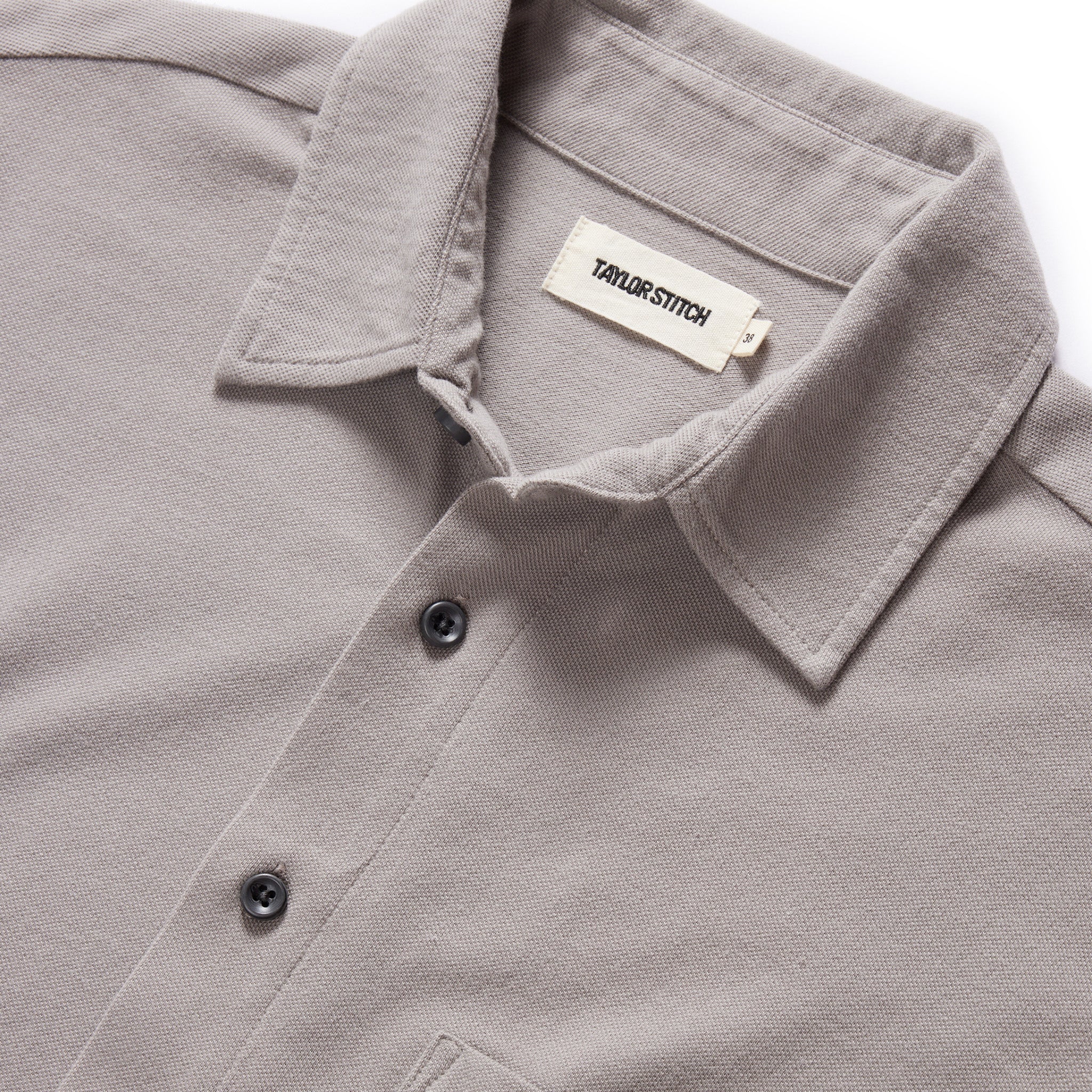 The Short Sleeve California in Steeple Grey Pique - Image 5
