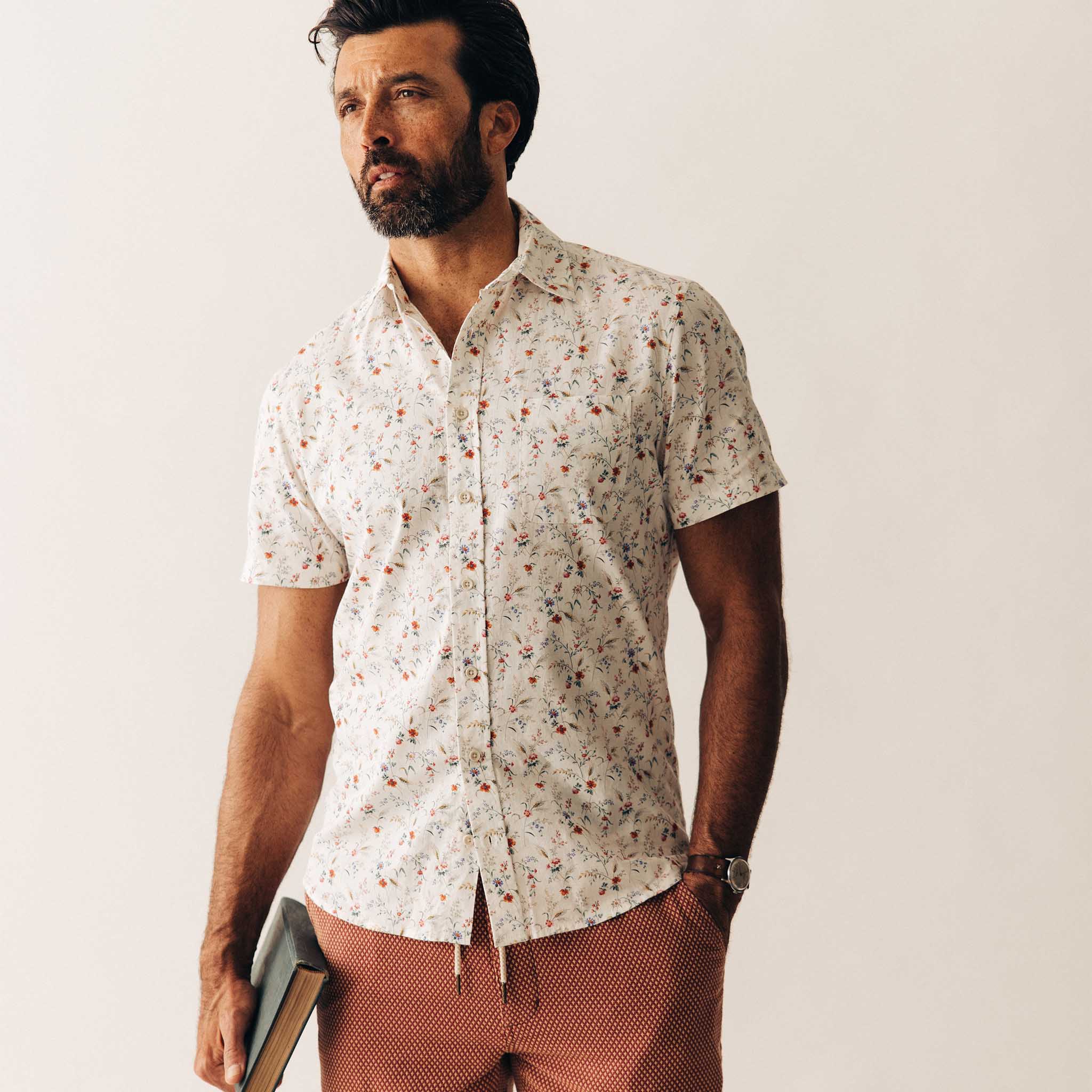 The Short Sleeve California in Vintage Botanical - Image 2
