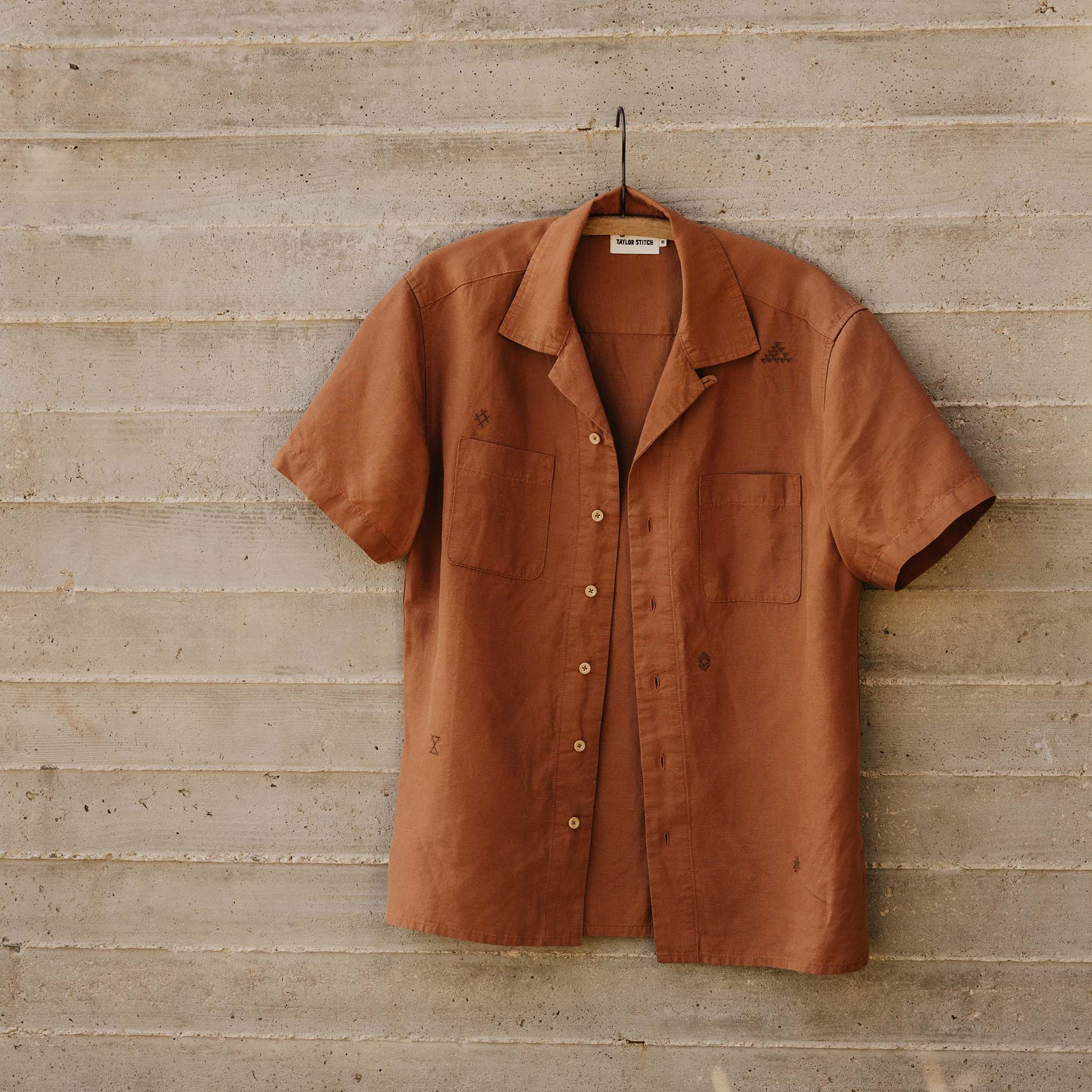 The Conrad Shirt in Adobe Embroidery - Image 4