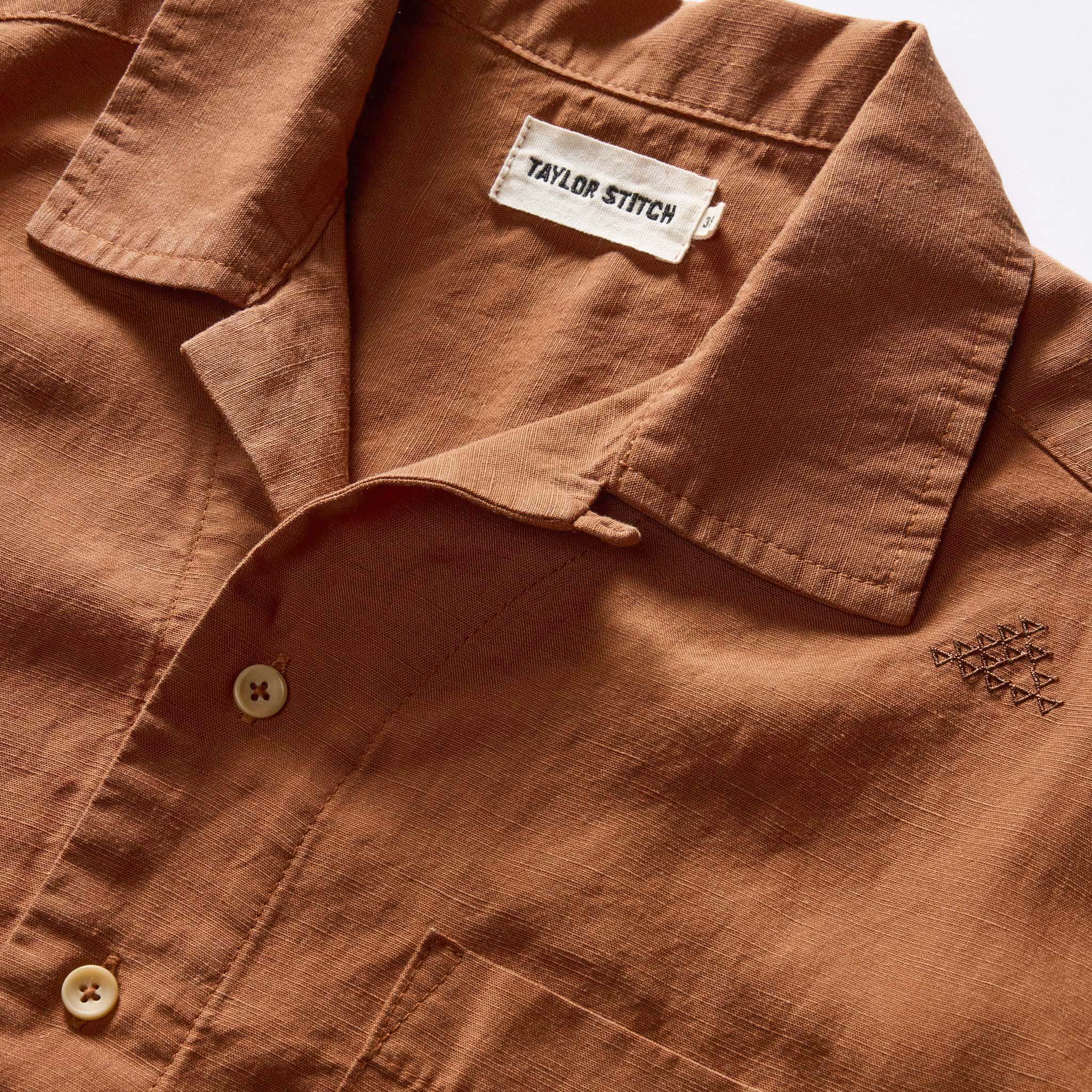The Conrad Shirt in Adobe Embroidery - Image 7