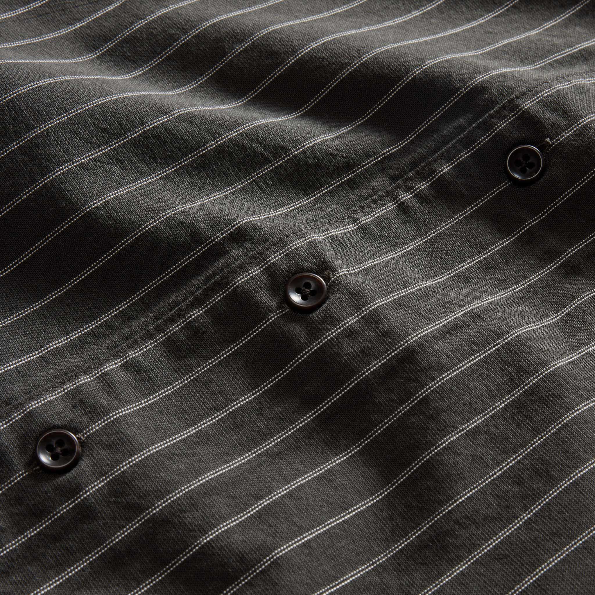 The Short Sleeve Davis Shirt in Kelp Stripe - Image 6