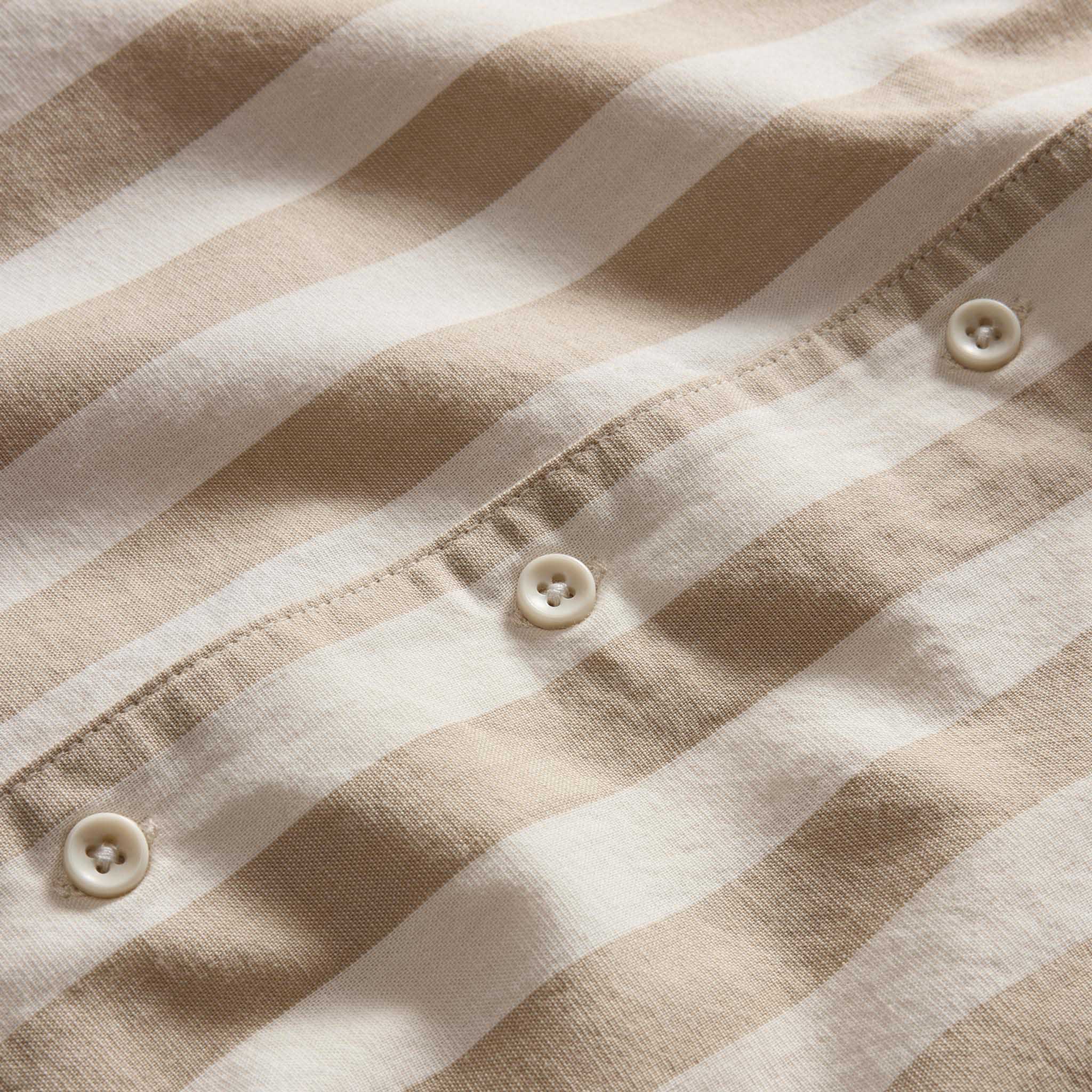 The Short Sleeve Davis Shirt in Sandbar Stripe - Image 7