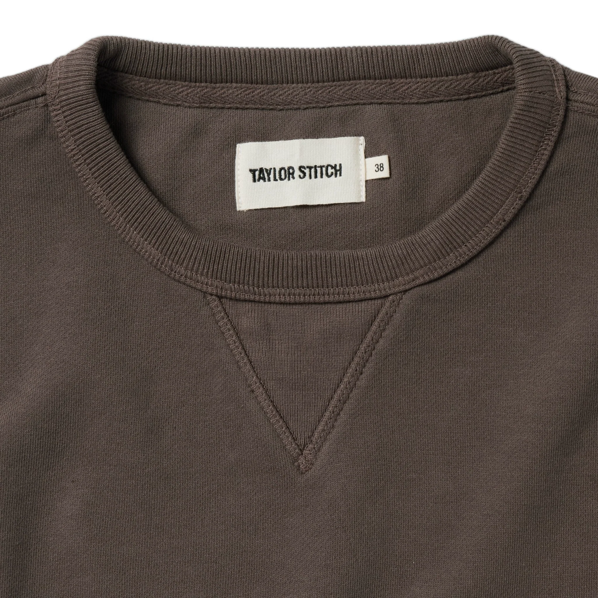 The Short Sleeve Fillmore Crew in Walnut - Image 6