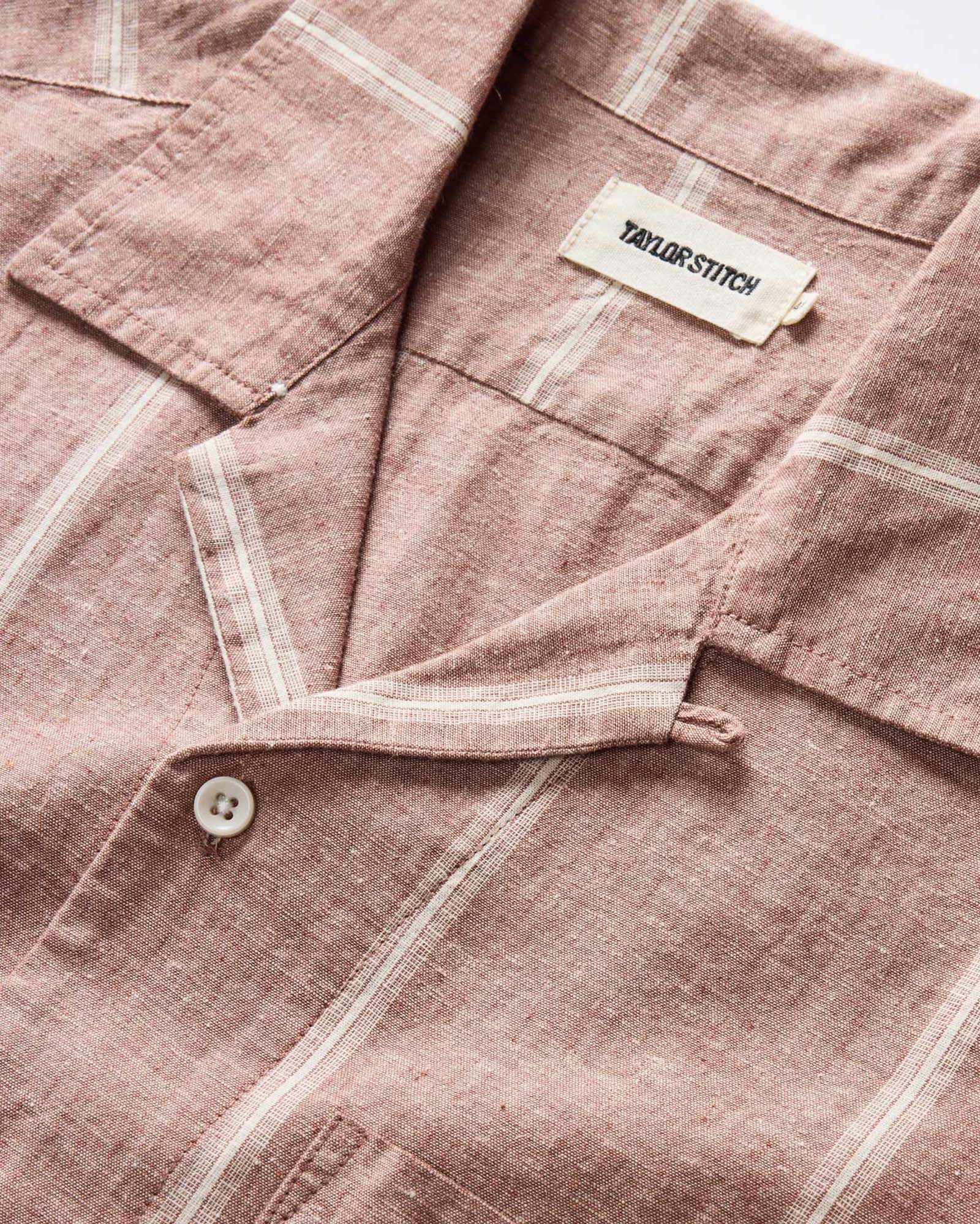 The Hawthorne Shirt in Dried Fig Stripe - Image 5