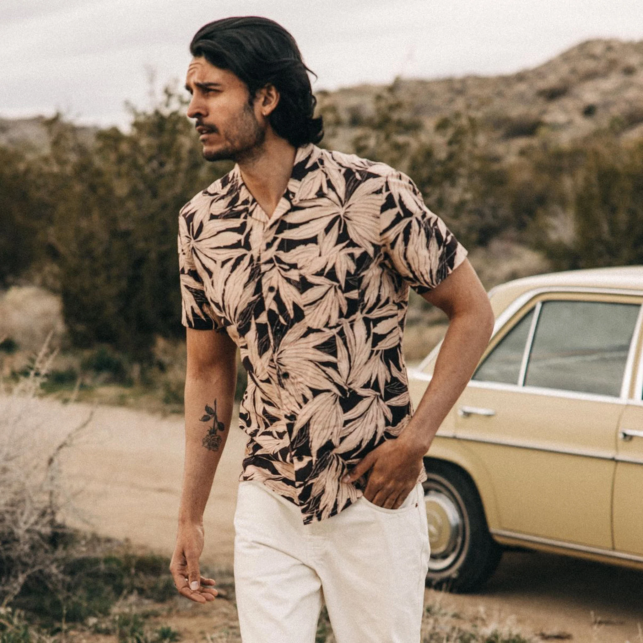 The Short Sleeve Hawthorne in Dried Palm - Image 4