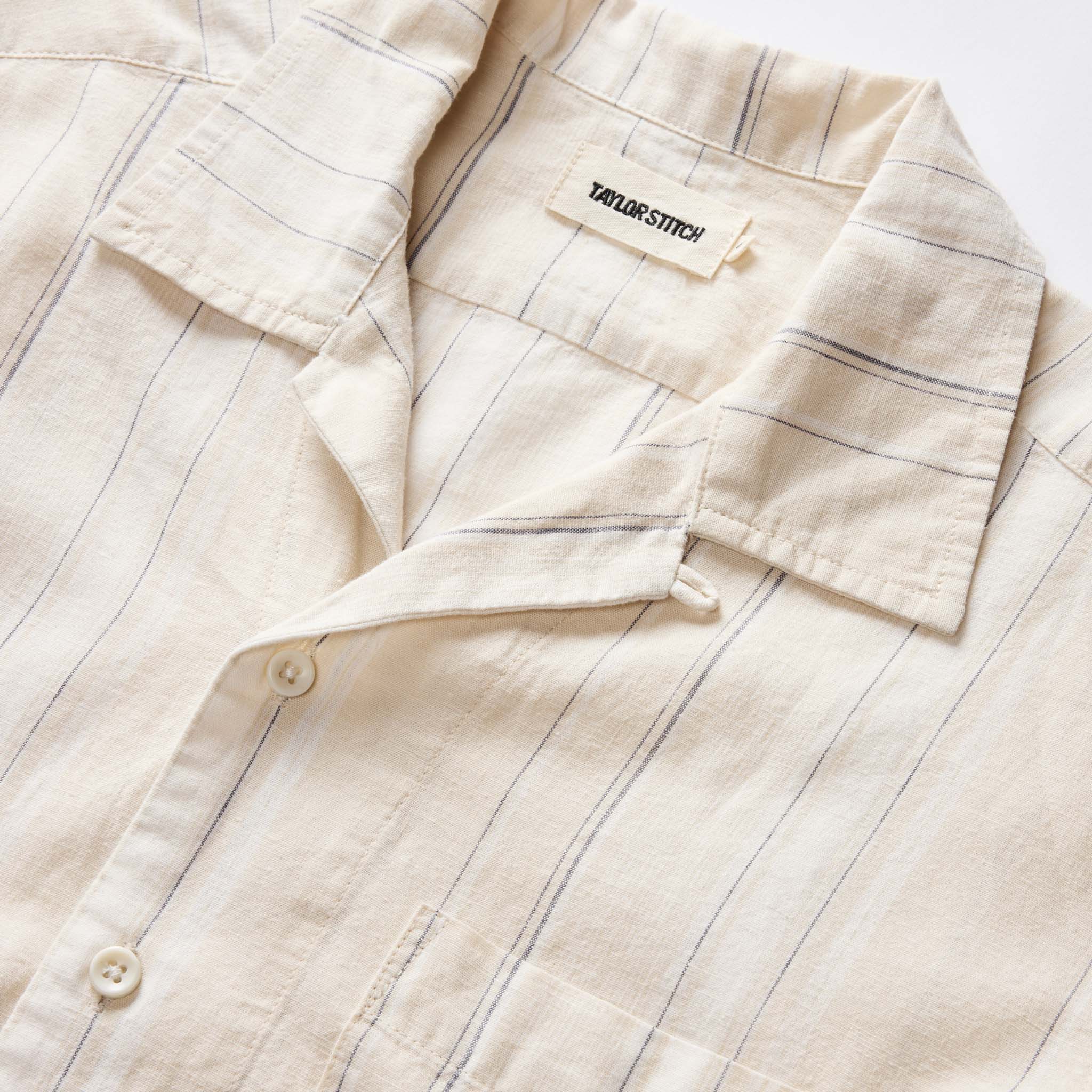 The Short Sleeve Hawthorne in Fog Stripe - Image 5