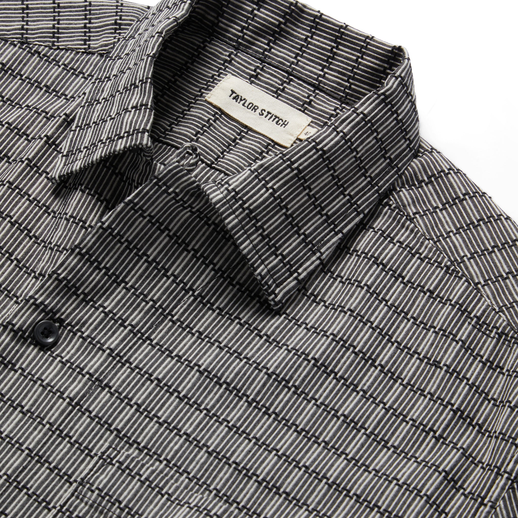 The Short Sleeve Hawthorne in Navy Stripe - Image 5