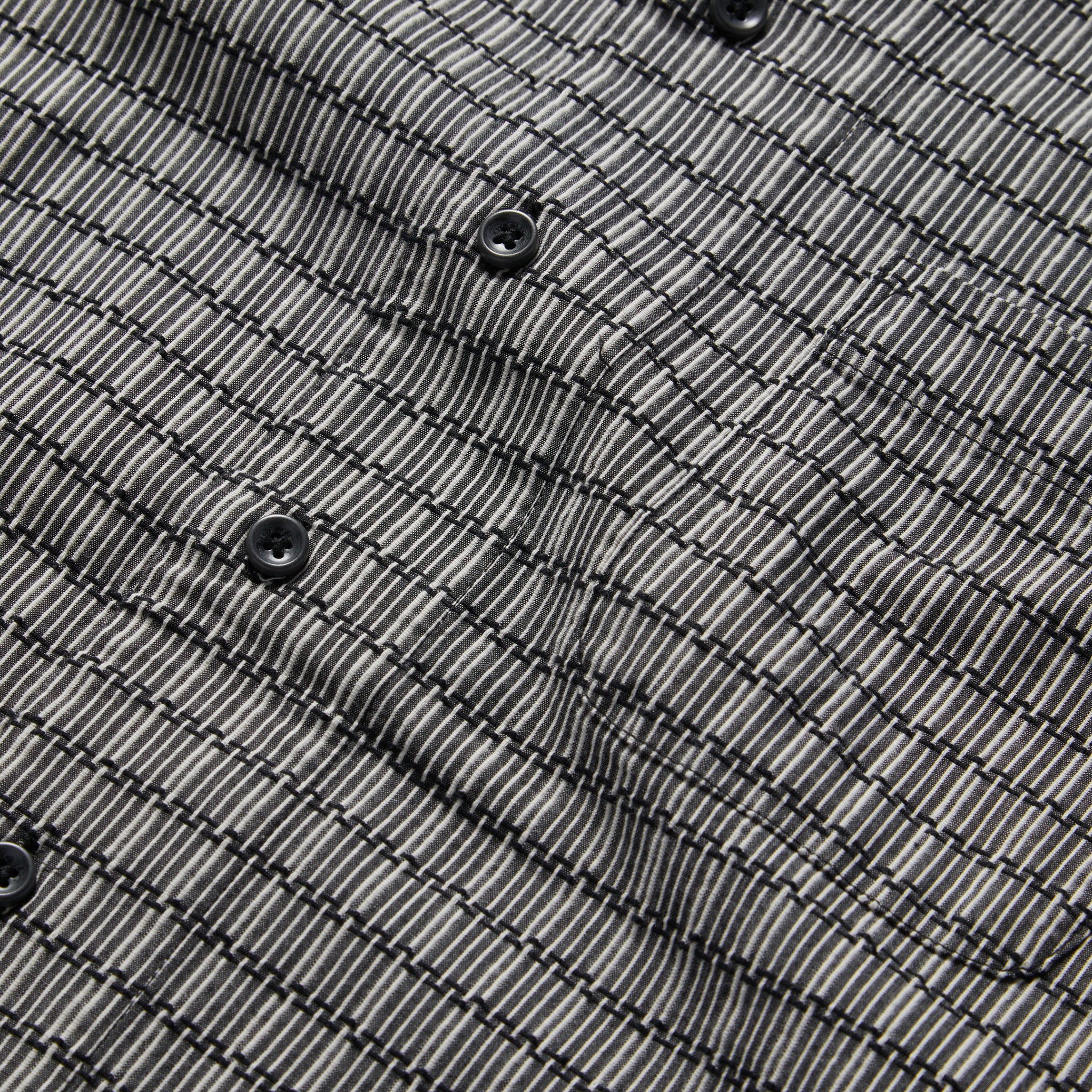 The Short Sleeve Hawthorne in Navy Stripe - Image 6