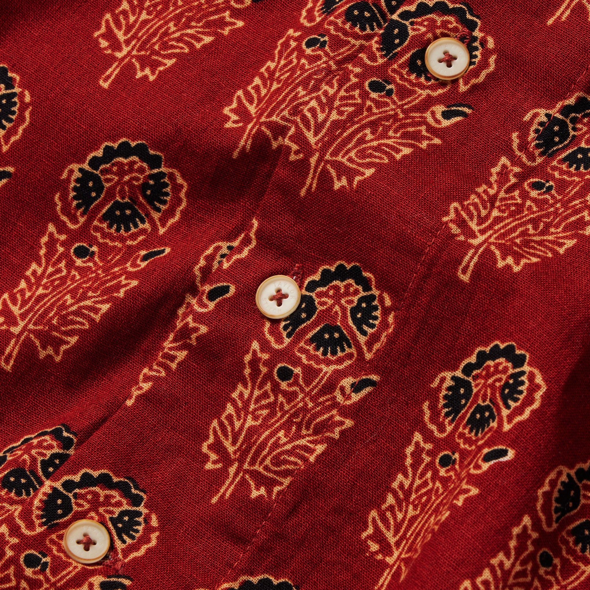 The Short Sleeve Hawthorne in Rust Floral - Image 6