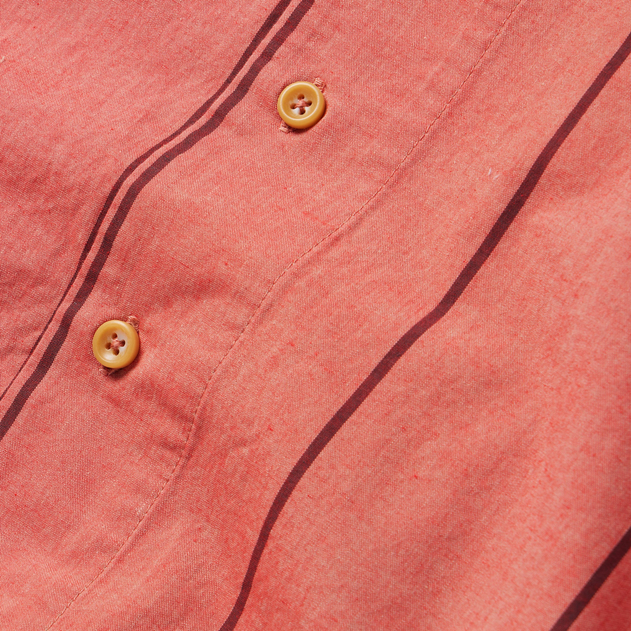 The Short Sleeve Hawthorne in Rust Stripe - Image 6
