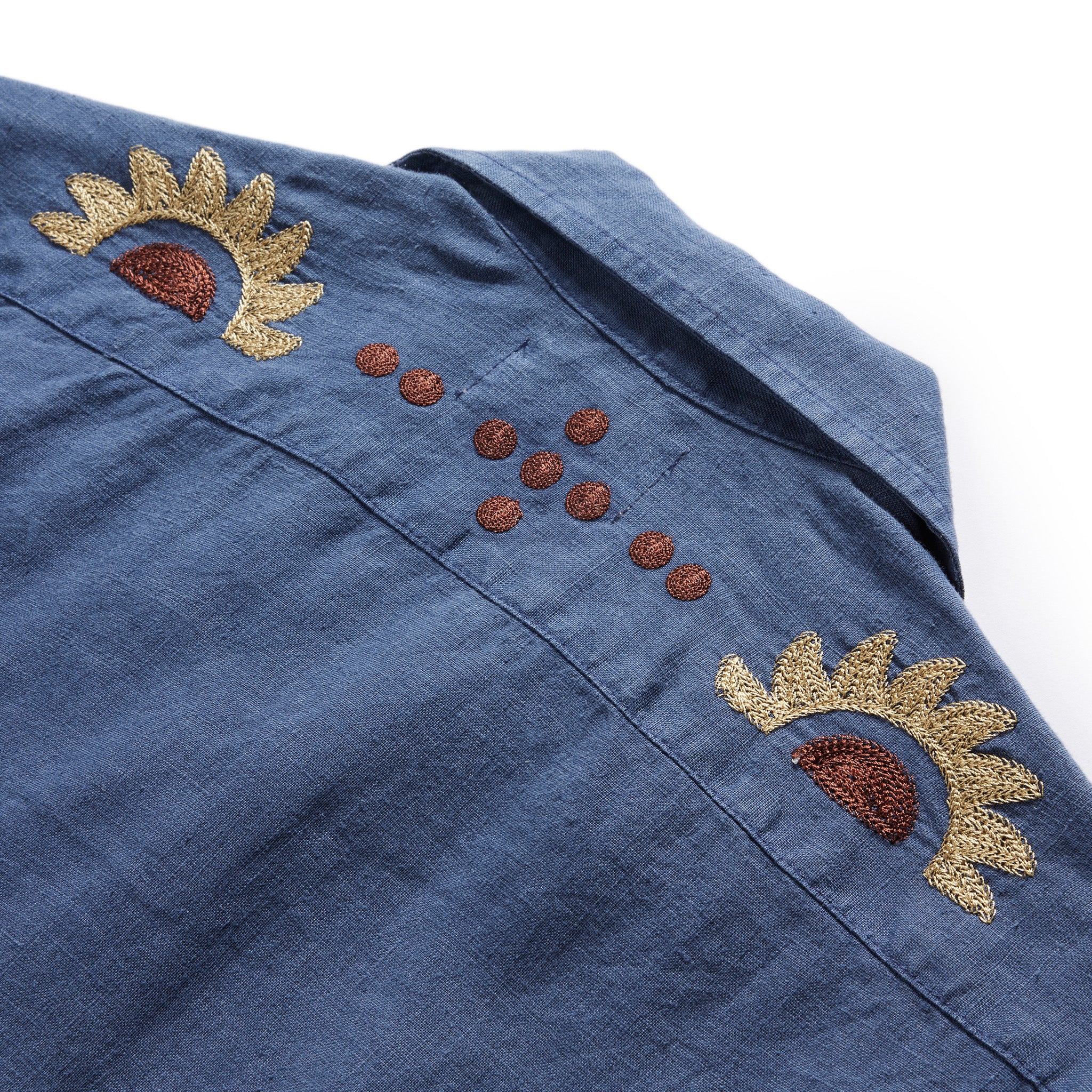 The Embroidered Hawthorne in Sea Glass Hemp - Image 6