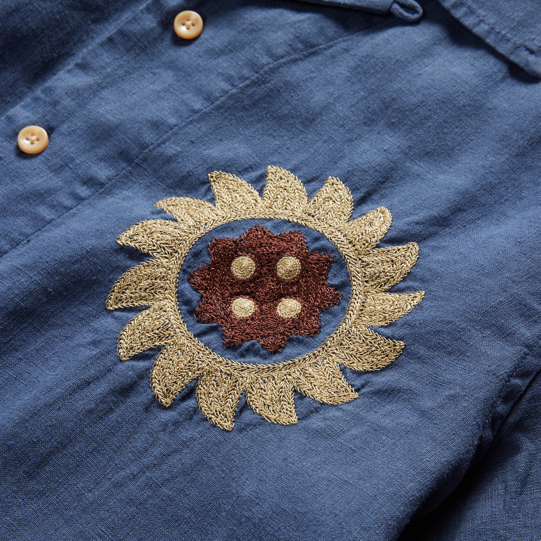 The Embroidered Hawthorne in Sea Glass Hemp - Image 8