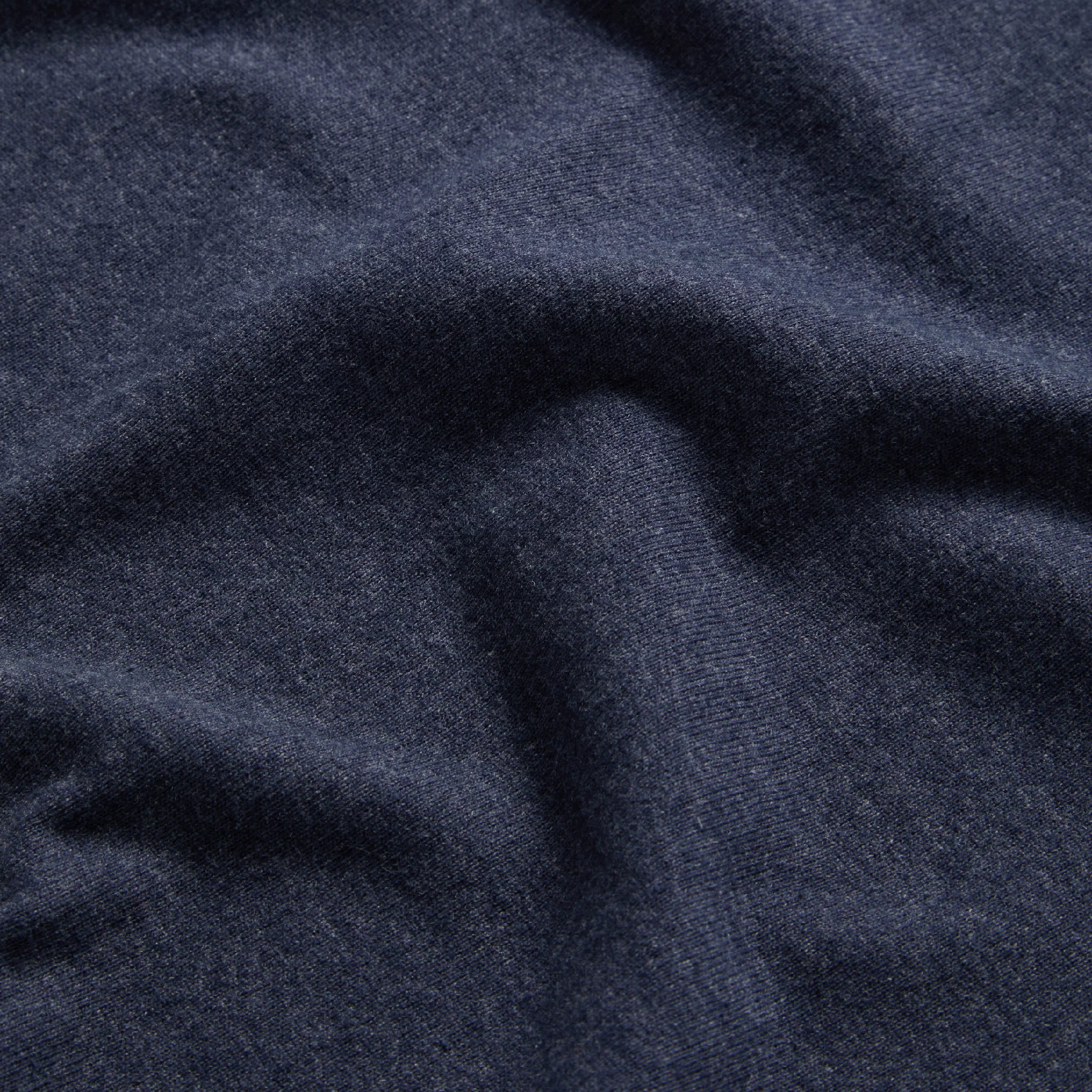 The Short Sleeve Heavy Bag Henley in Dark Navy - Image 7