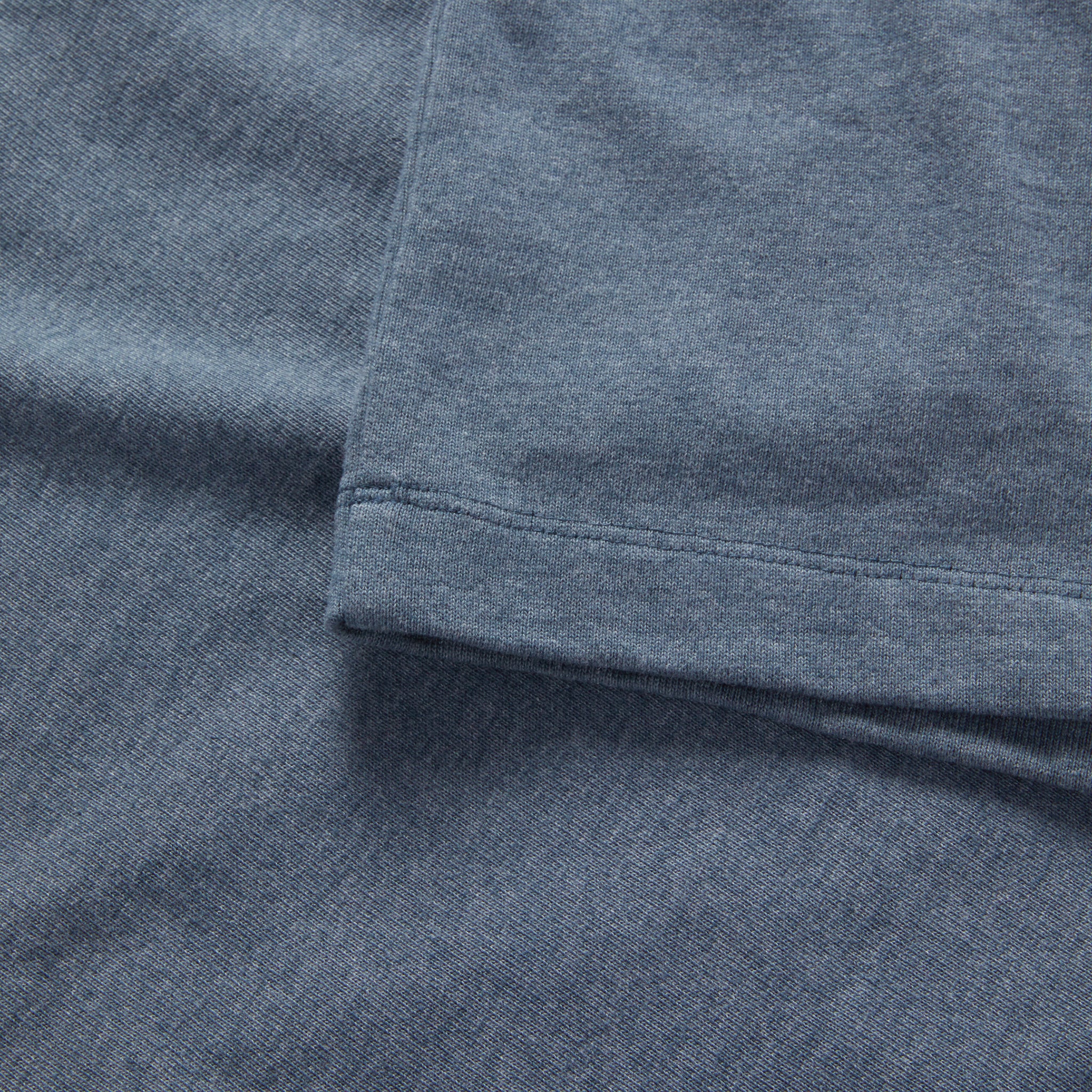 The Short Sleeve Heavy Bag Henley in Storm - Image 7