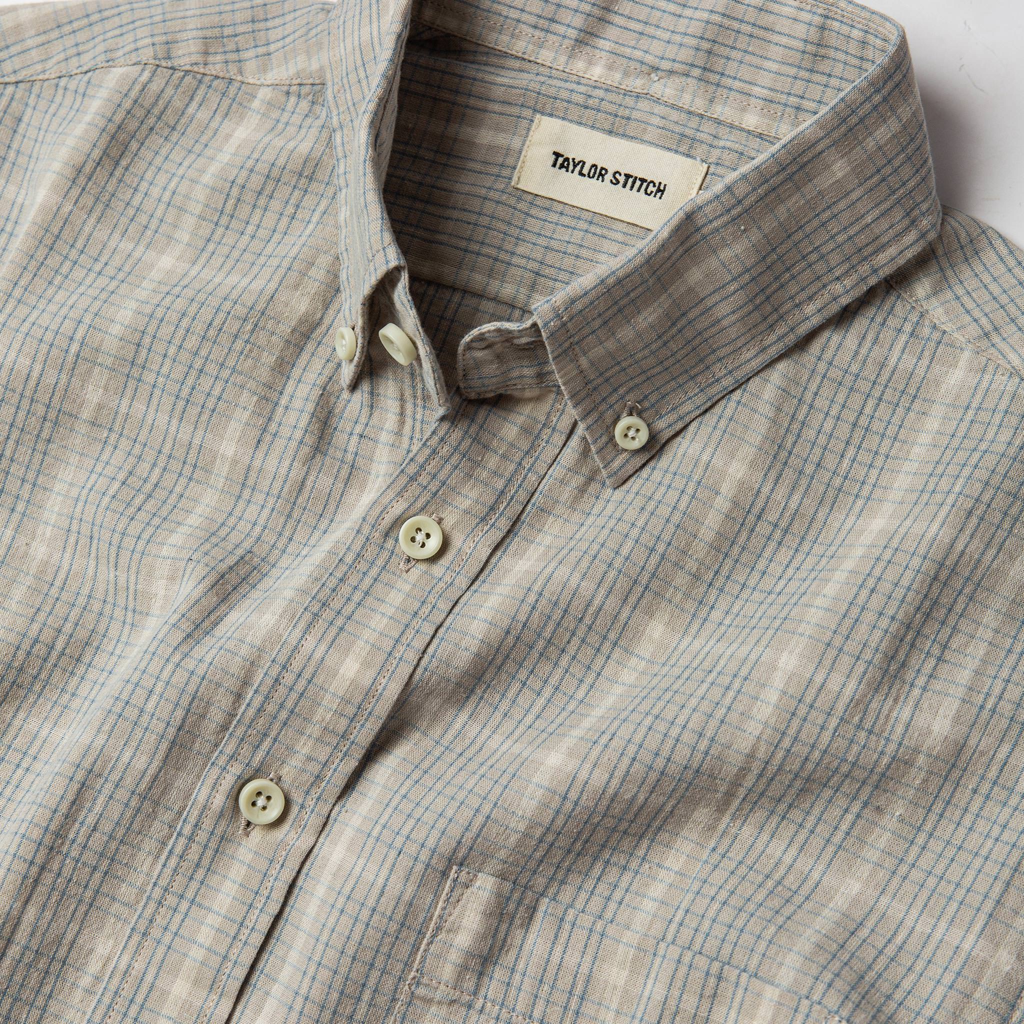 The Short Sleeve Jack in Ash Madras - Image 6